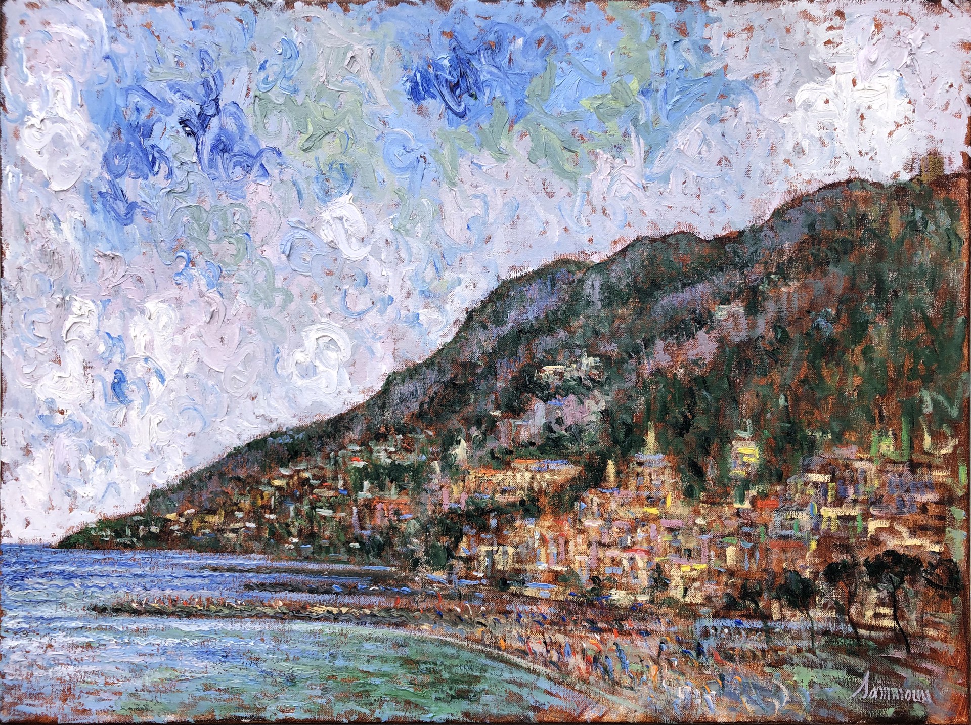 View of Amalfi by Samir Sammoun
