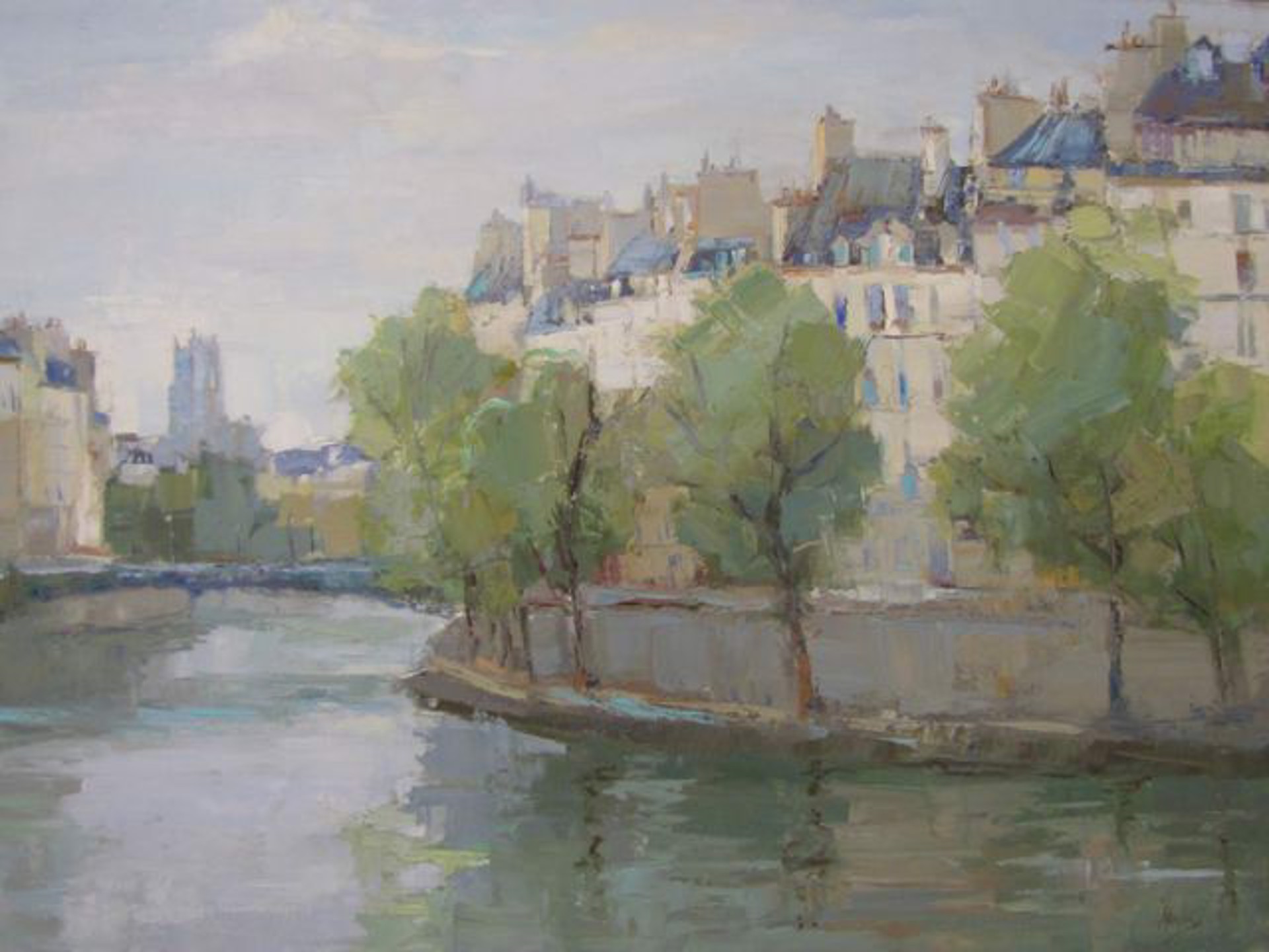 Paris Along the Seine by Barbara Flowers