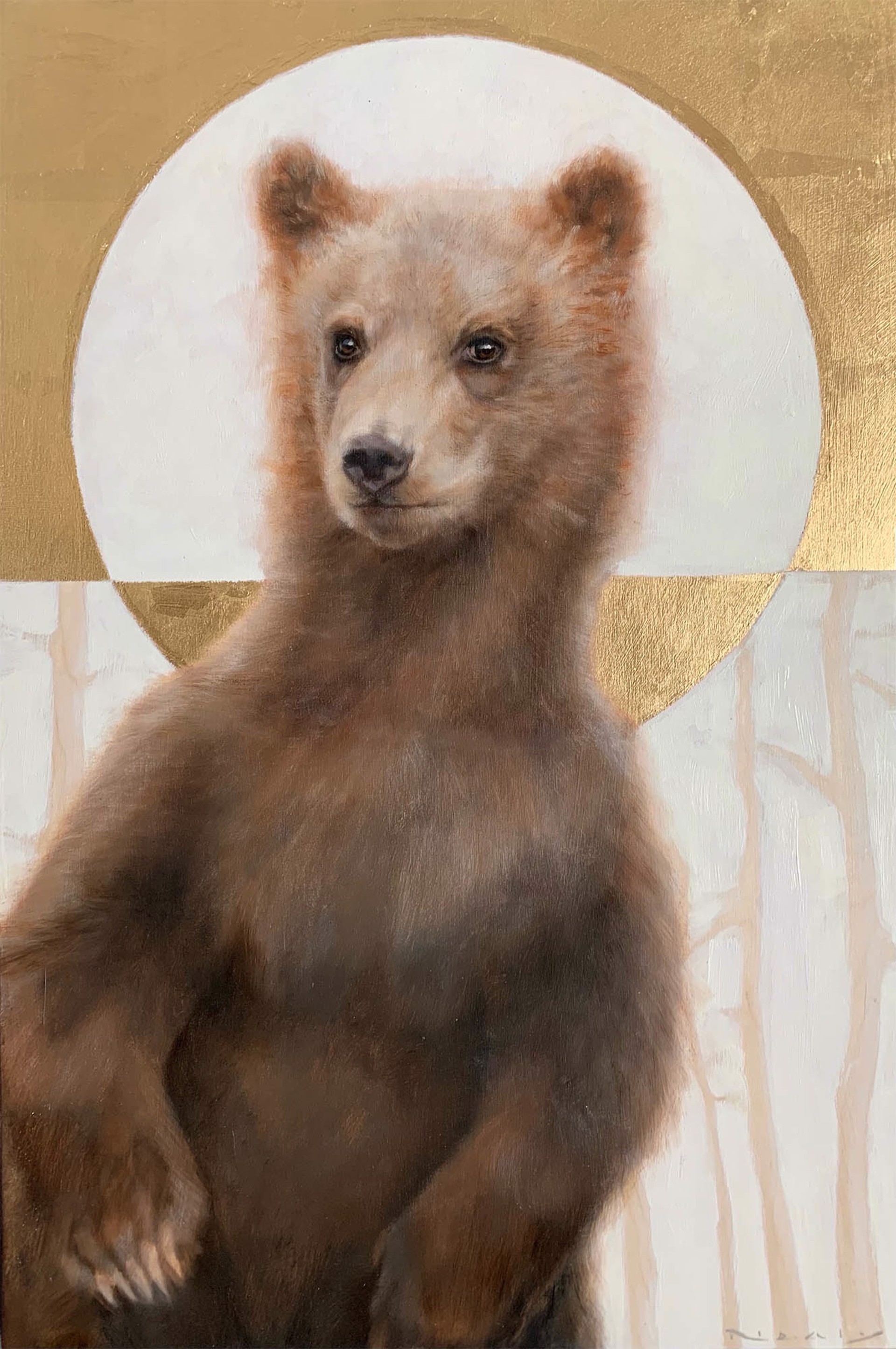 Bear Moon | Nealy Riley by Jackson Hole Art Invitational x