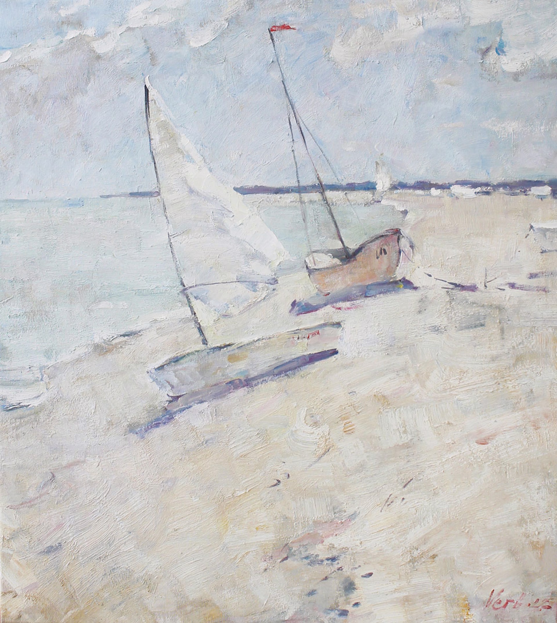 Sailboats by Svetlana Verbovskaya