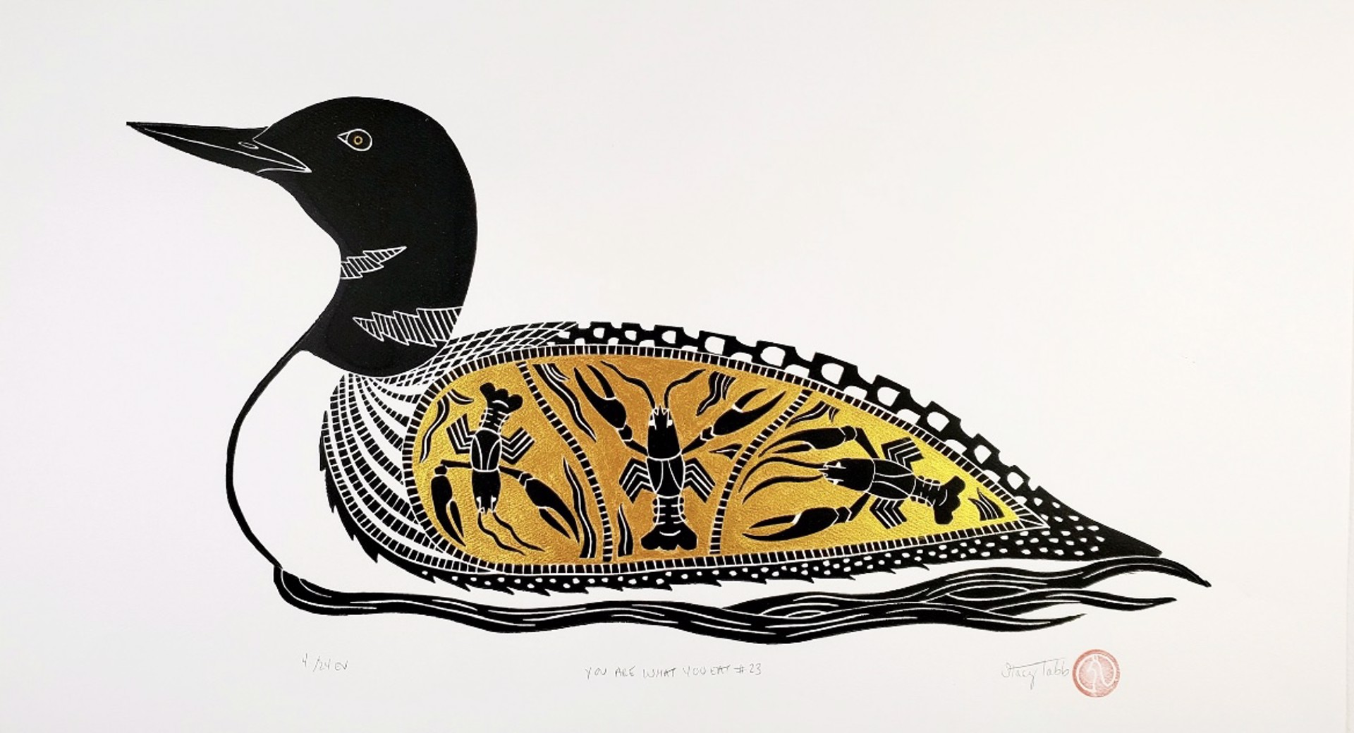 You Are What You Eat: Loon (Unframed) by Stacy Tabb