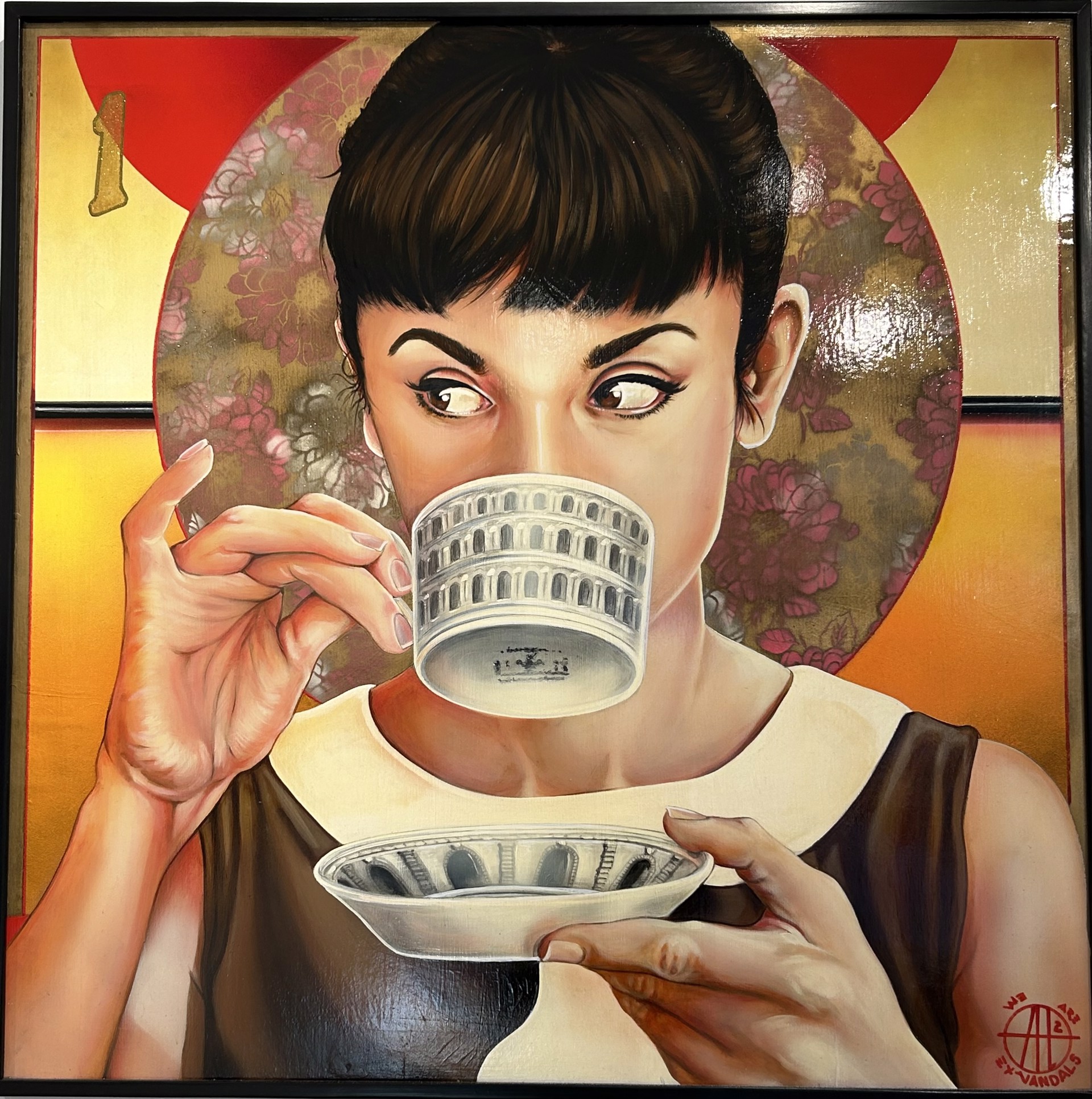 Coffee with Audrey 1 by Albertus Joseph
