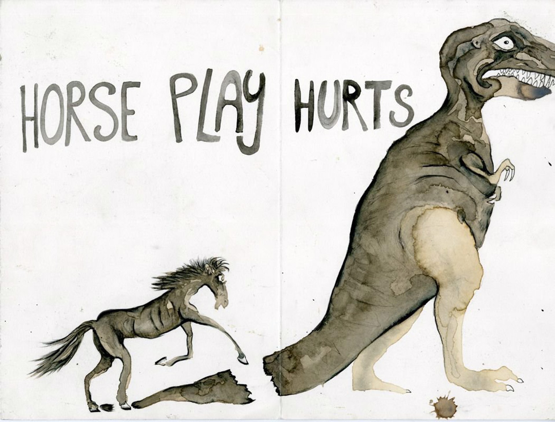 Horse Play Hurts by Jim Holyoak