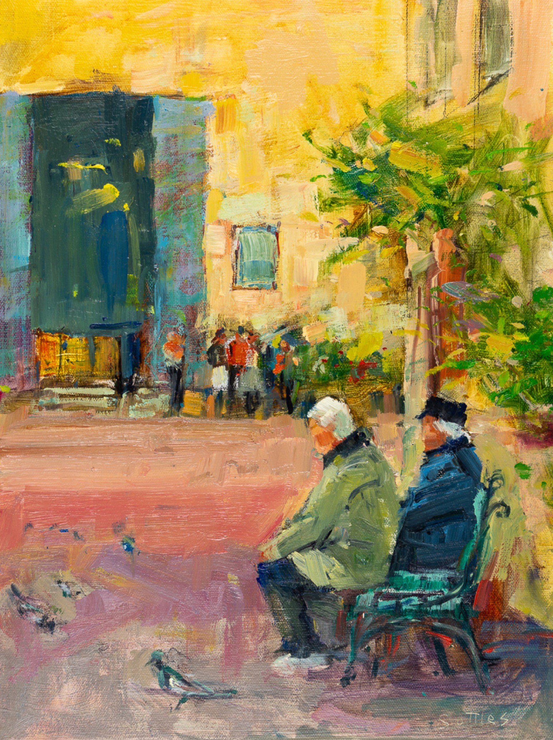 Churchyard, Italy by Bill Suttles