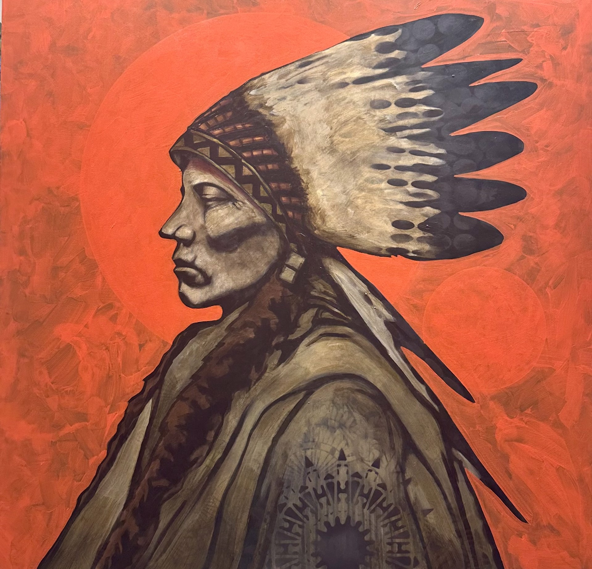 Quanah Parker in Elk Robe by Nocona Burgess