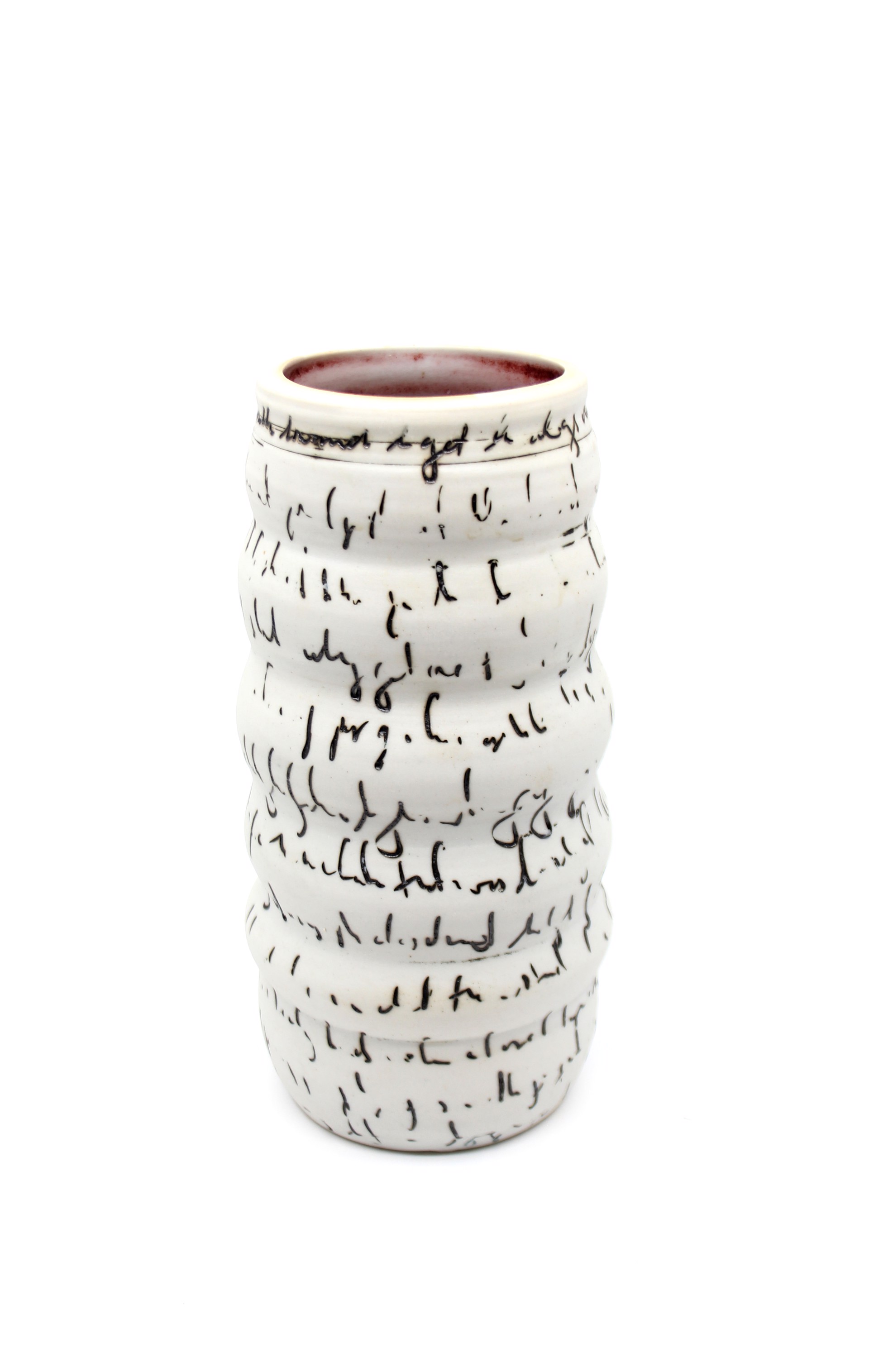 Writing Vase by Heather Bradley