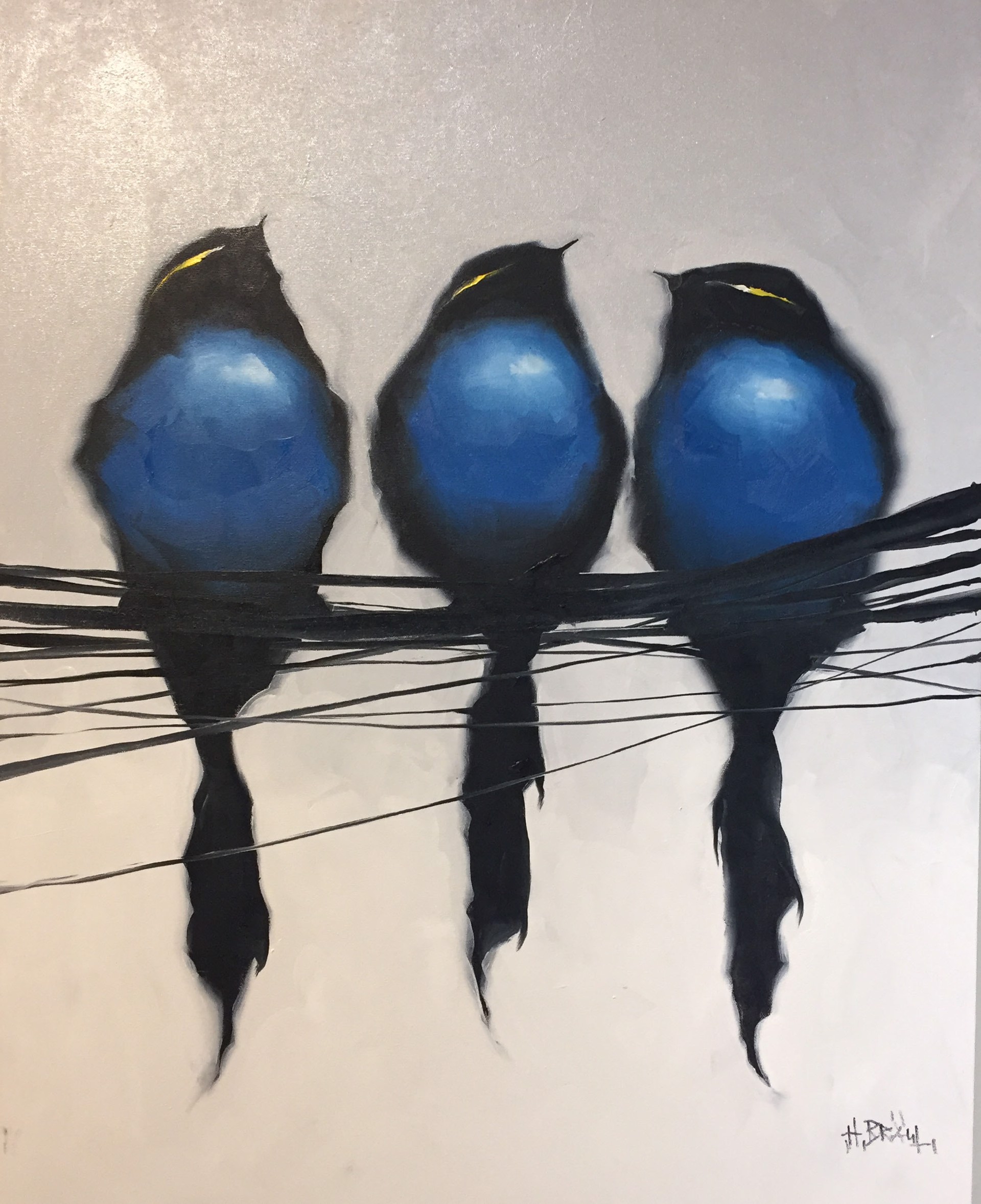 Blue Birds by Harold Braul