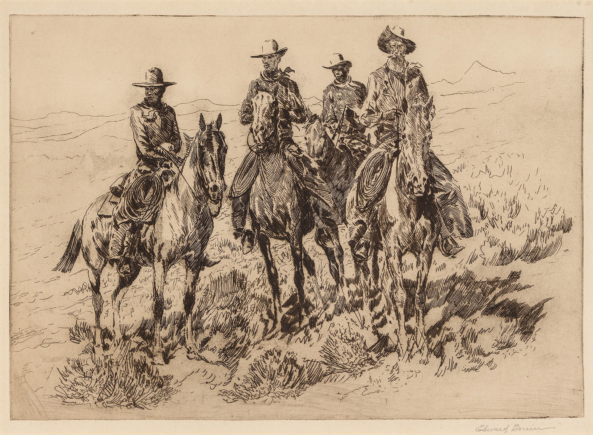 Ranahans by Edward Borein