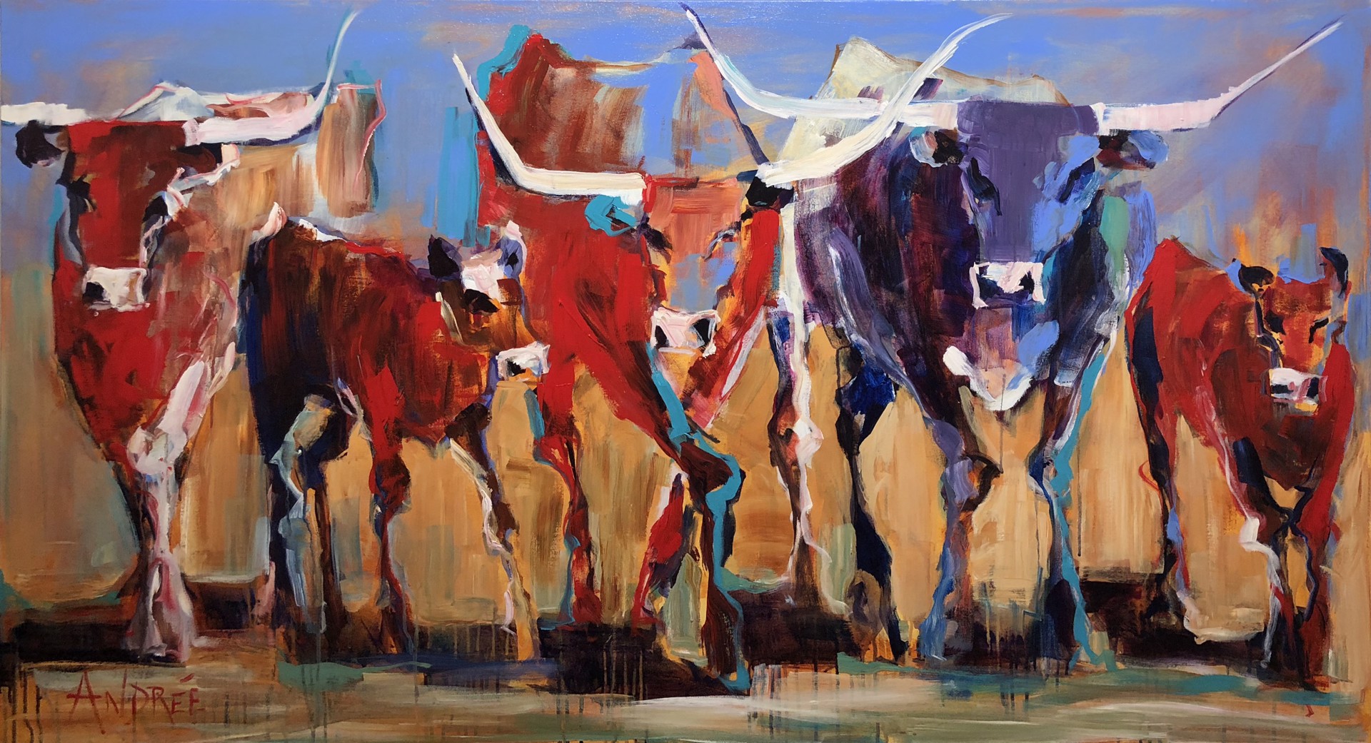 With The Calves by Andrée Hudson