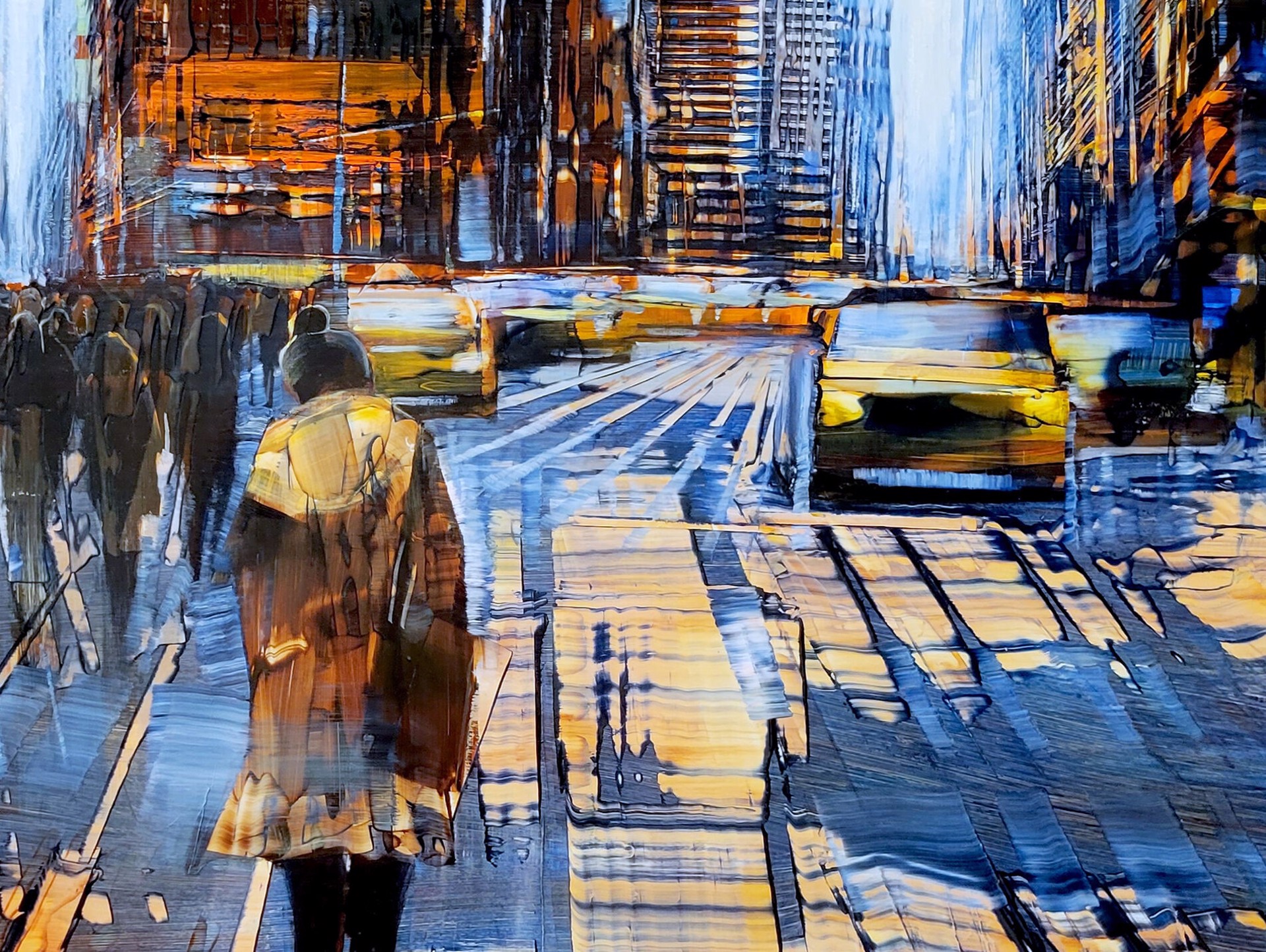 City Evening by David Allen Dunlop