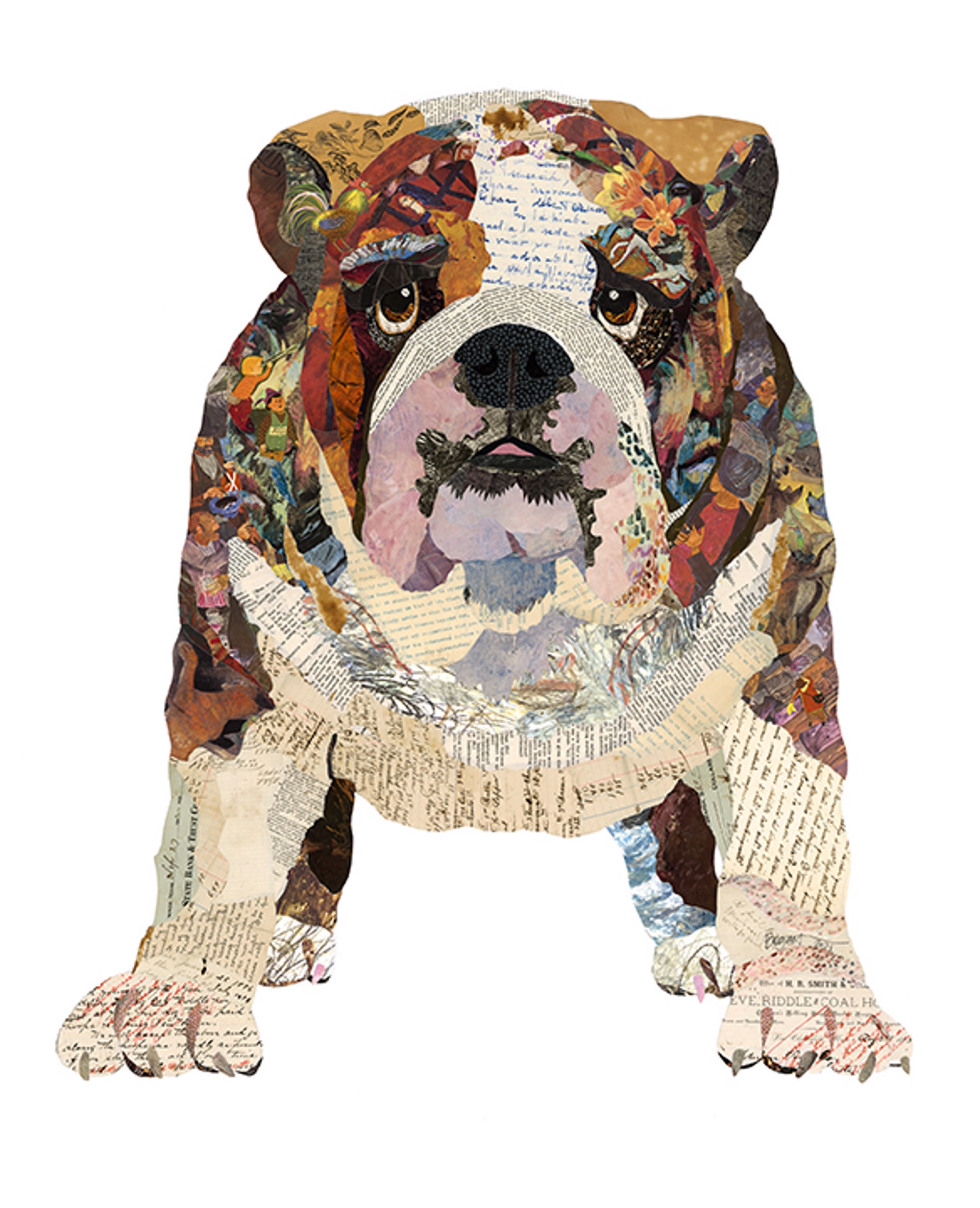 Bulldog 1 by Brenda Bogart - Prints