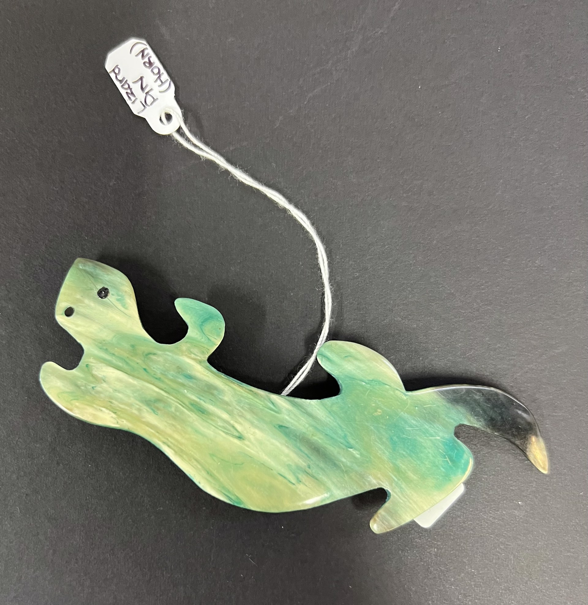 Horn Lizard Pin by Karen Bell