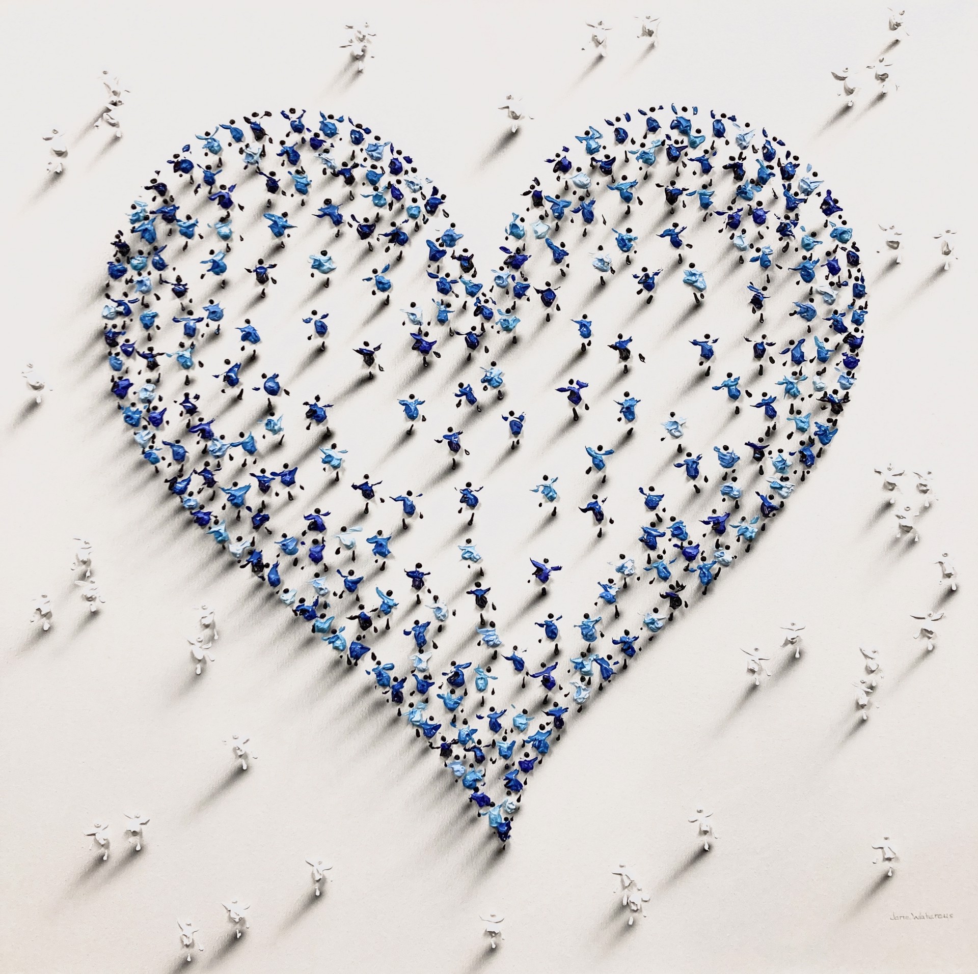 Blue Heart 4144 by Jane Waterous