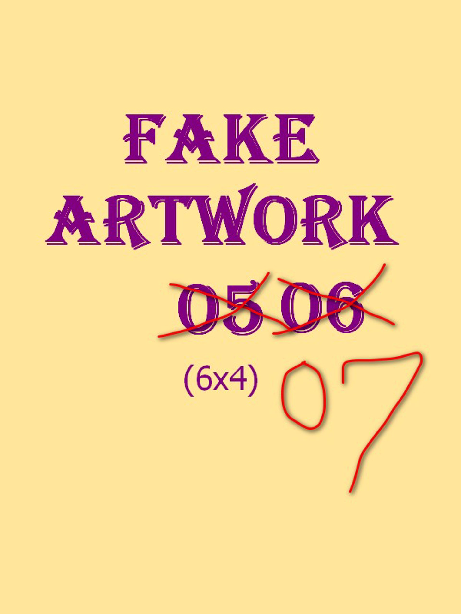 Fake Artwork #07 by Meredith Fake-Artist-Two