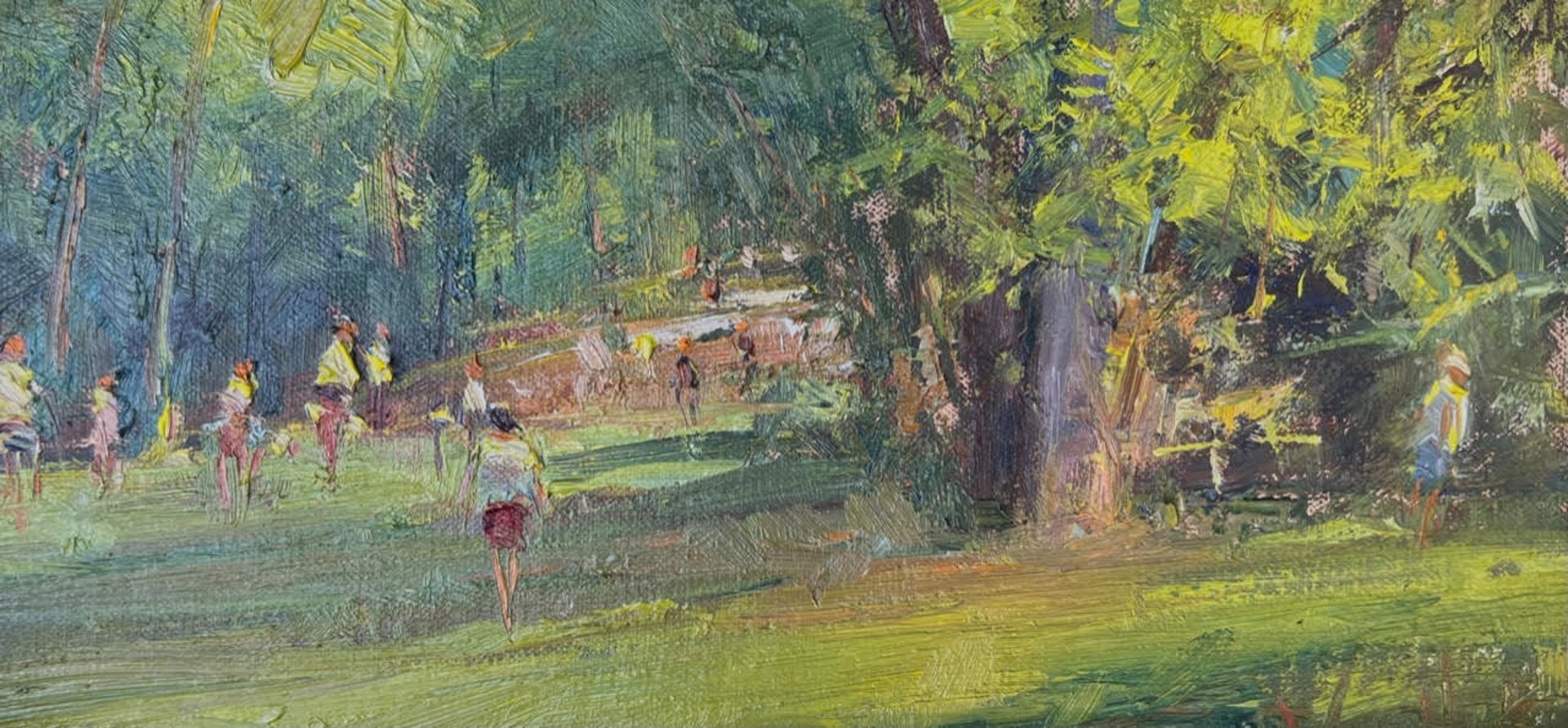 In the Park by George Van Hook
