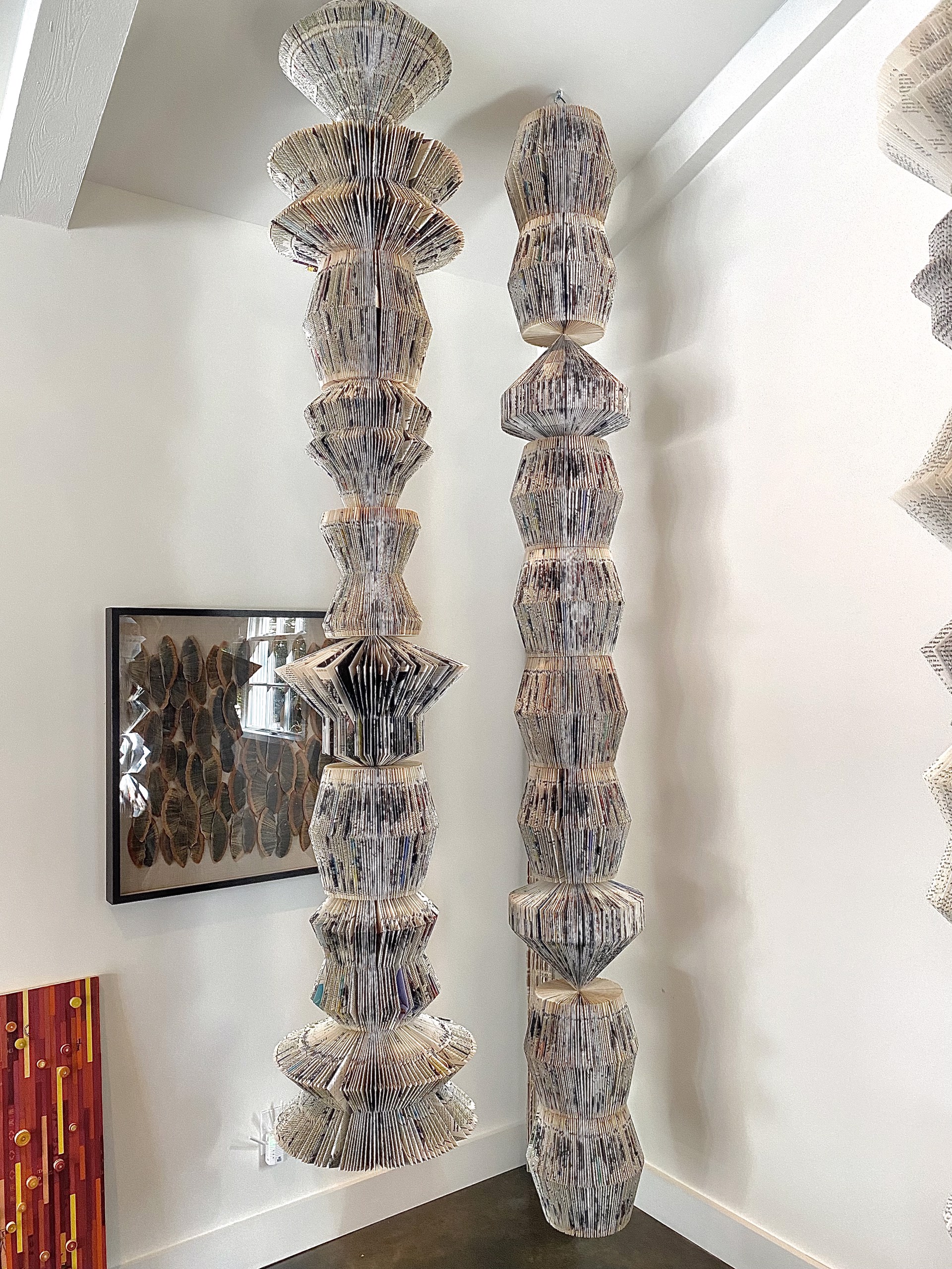 10' Chronicle pillar Totem by Karen Hawkins