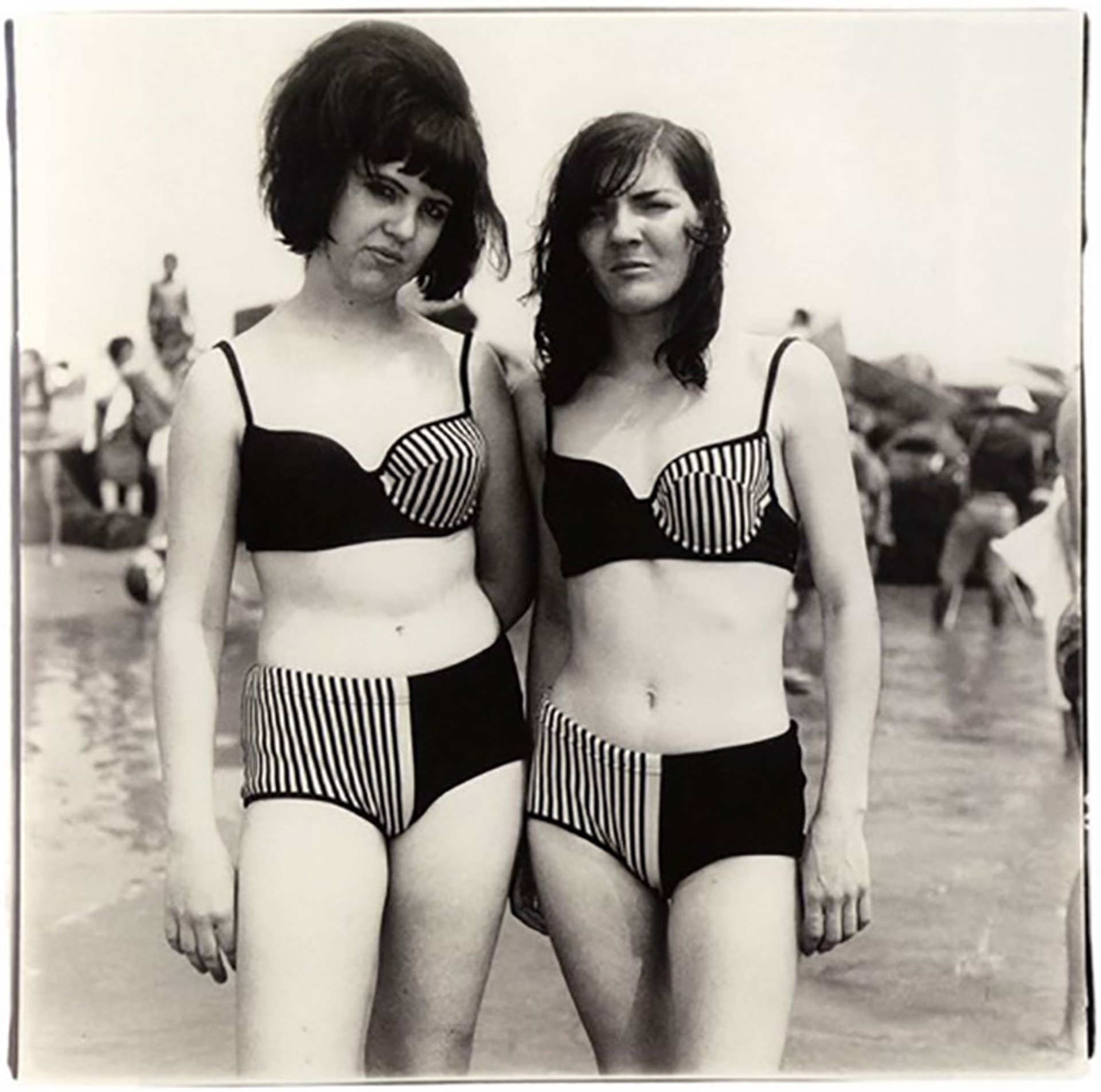 Two Girls in Matching Bathing Suits, Coney Island, NY by Diane Arbus