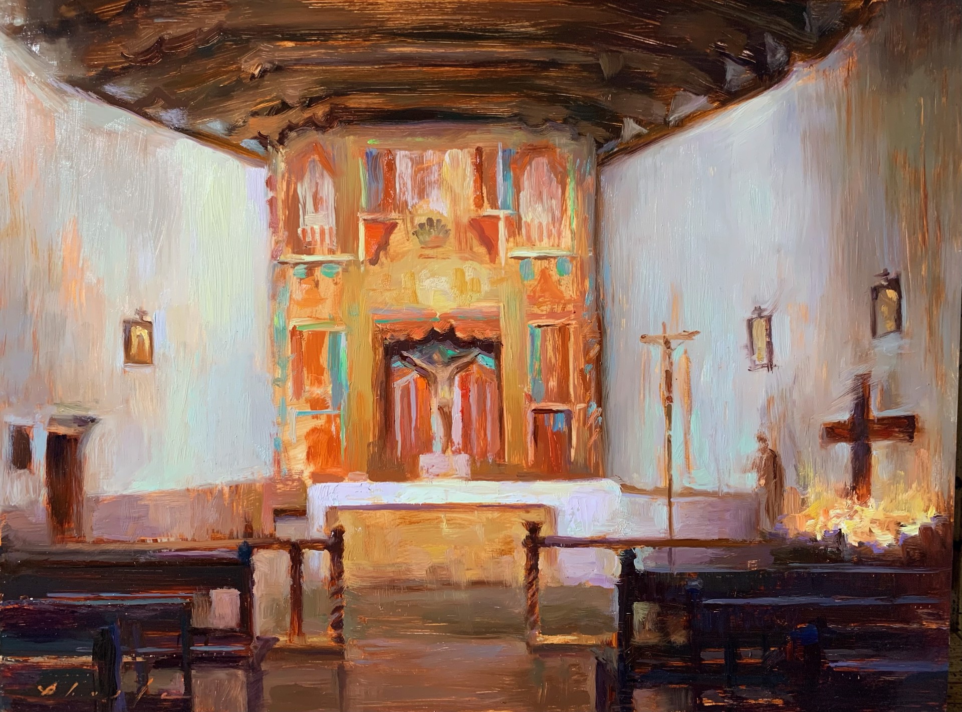 Candles at the Mission by Suchitra Bhosle