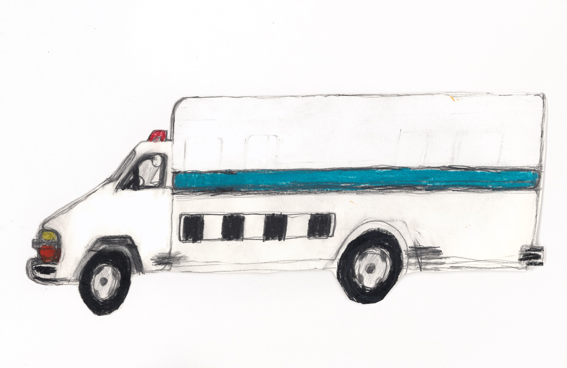 Hospital Bus by Michael Haynes