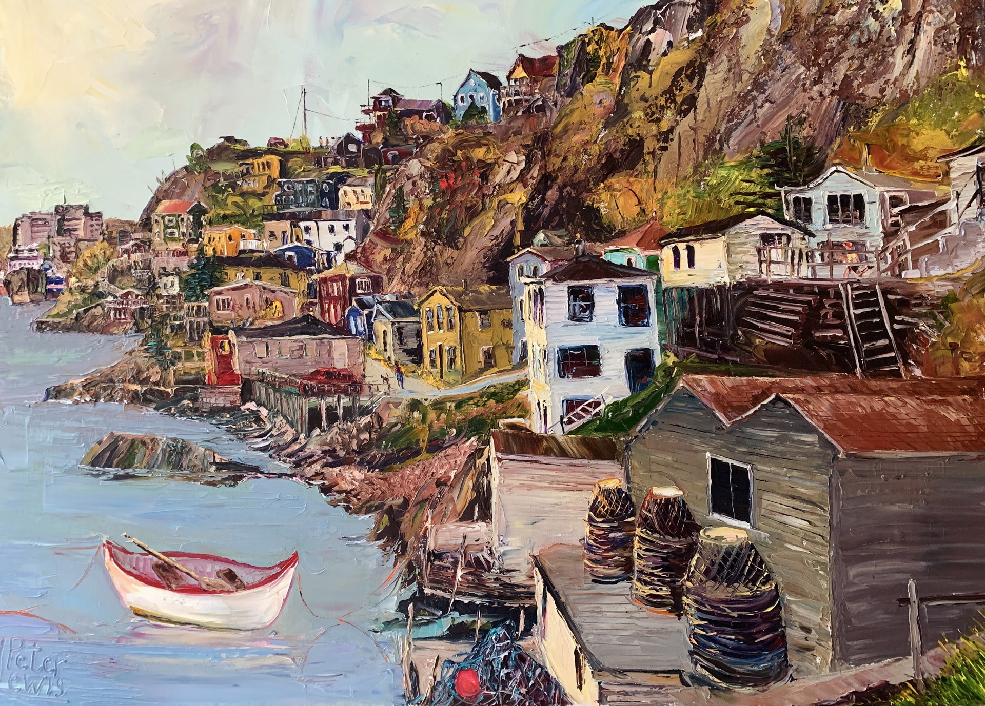 A bundle of 7 Cards by Peter Lewis
