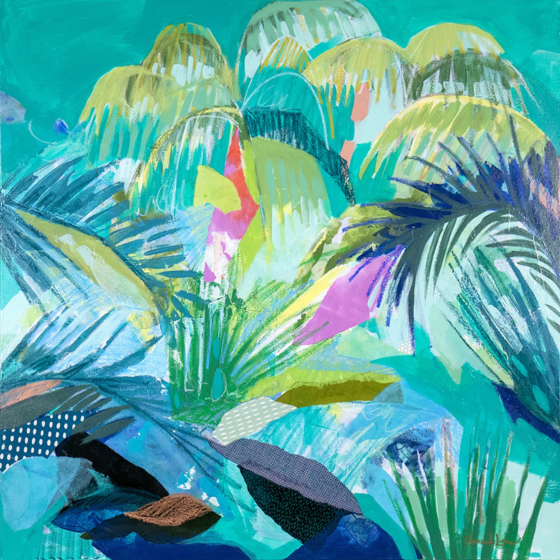 Splash of Palms by Hannah Lane
