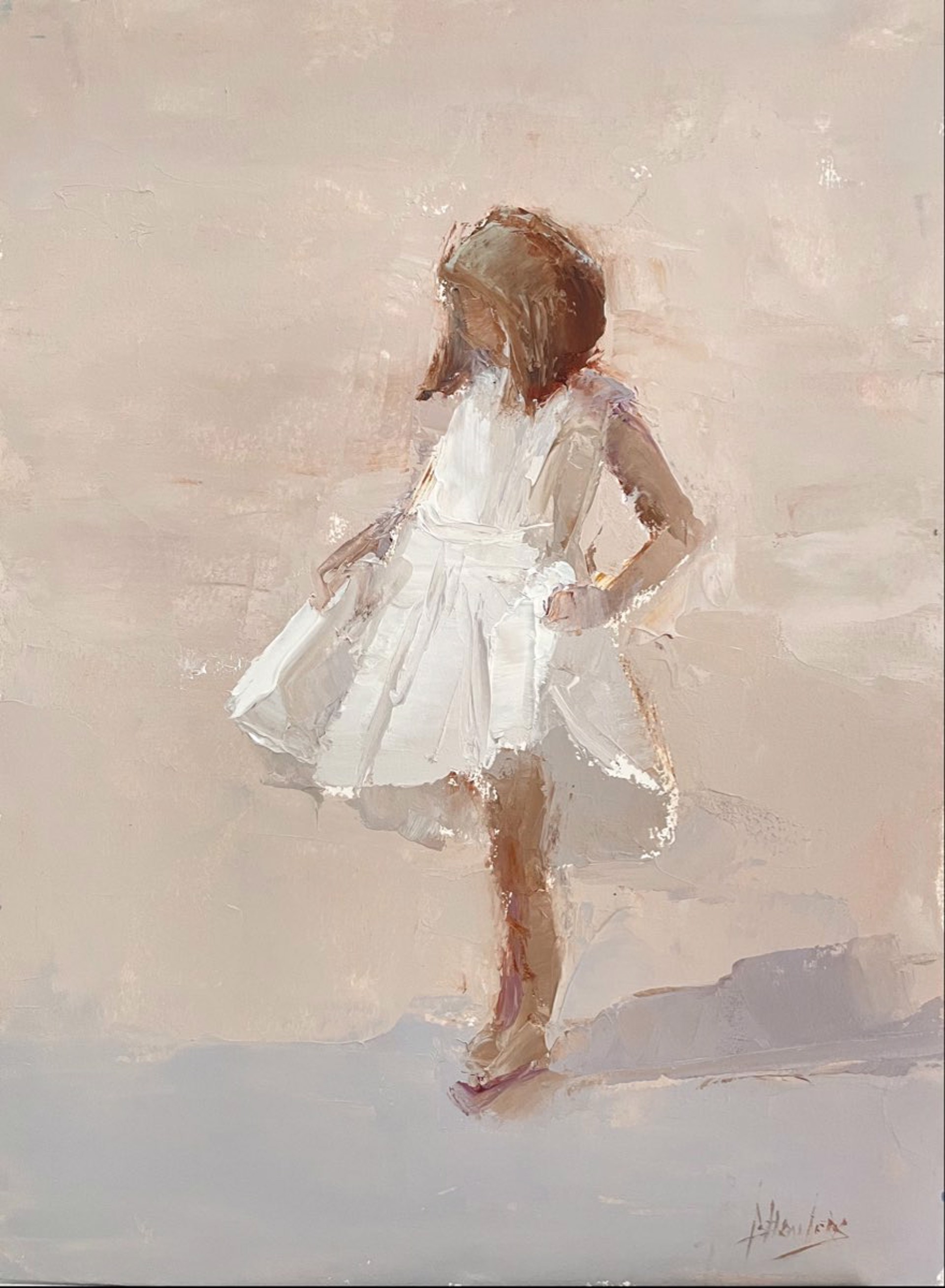 Young Girl by Barbara Flowers