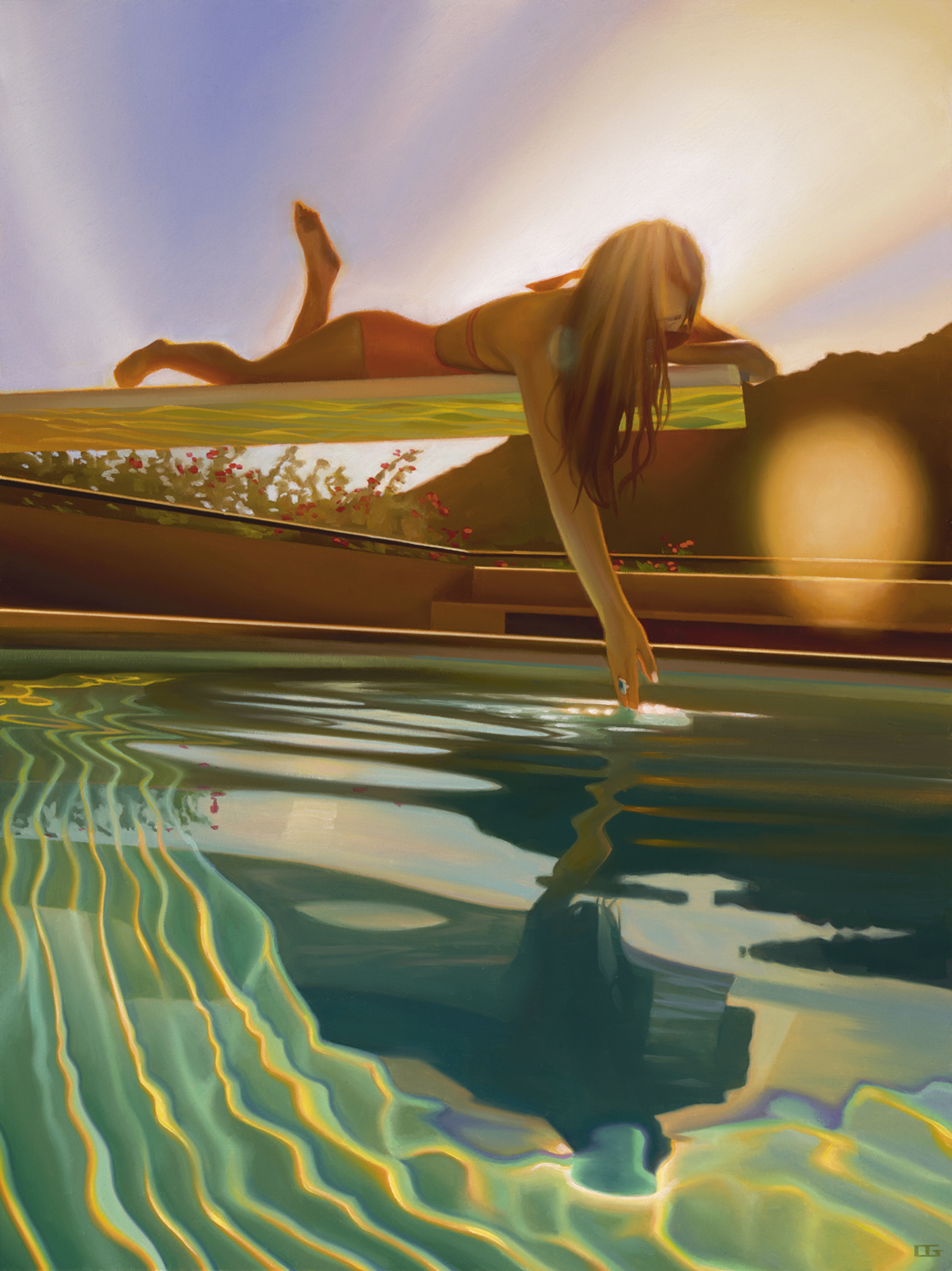 Rainbows in the Water (Edris House) by Carrie Graber