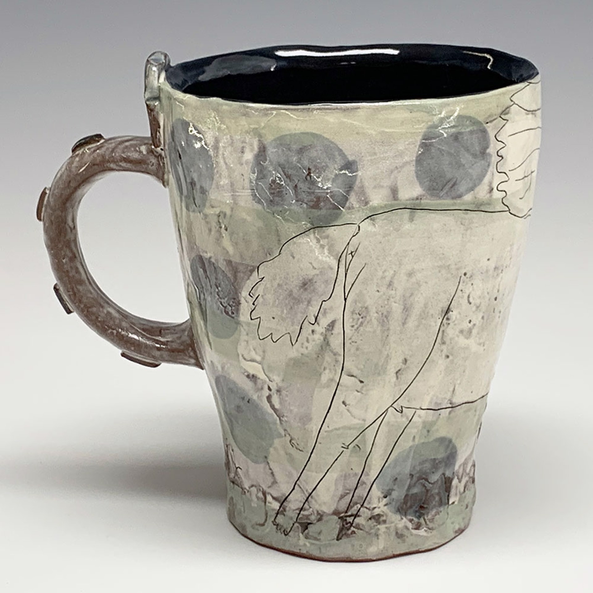 Dragon Horse mug (LH1) by Lynne Hobaica
