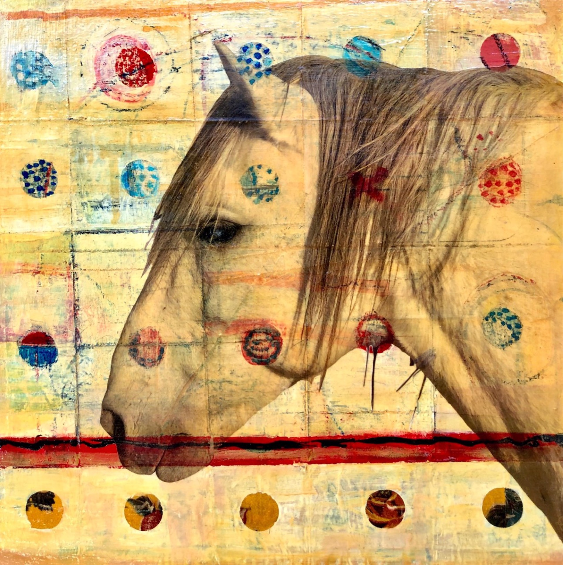 Horse with Dots by Meryl Truett
