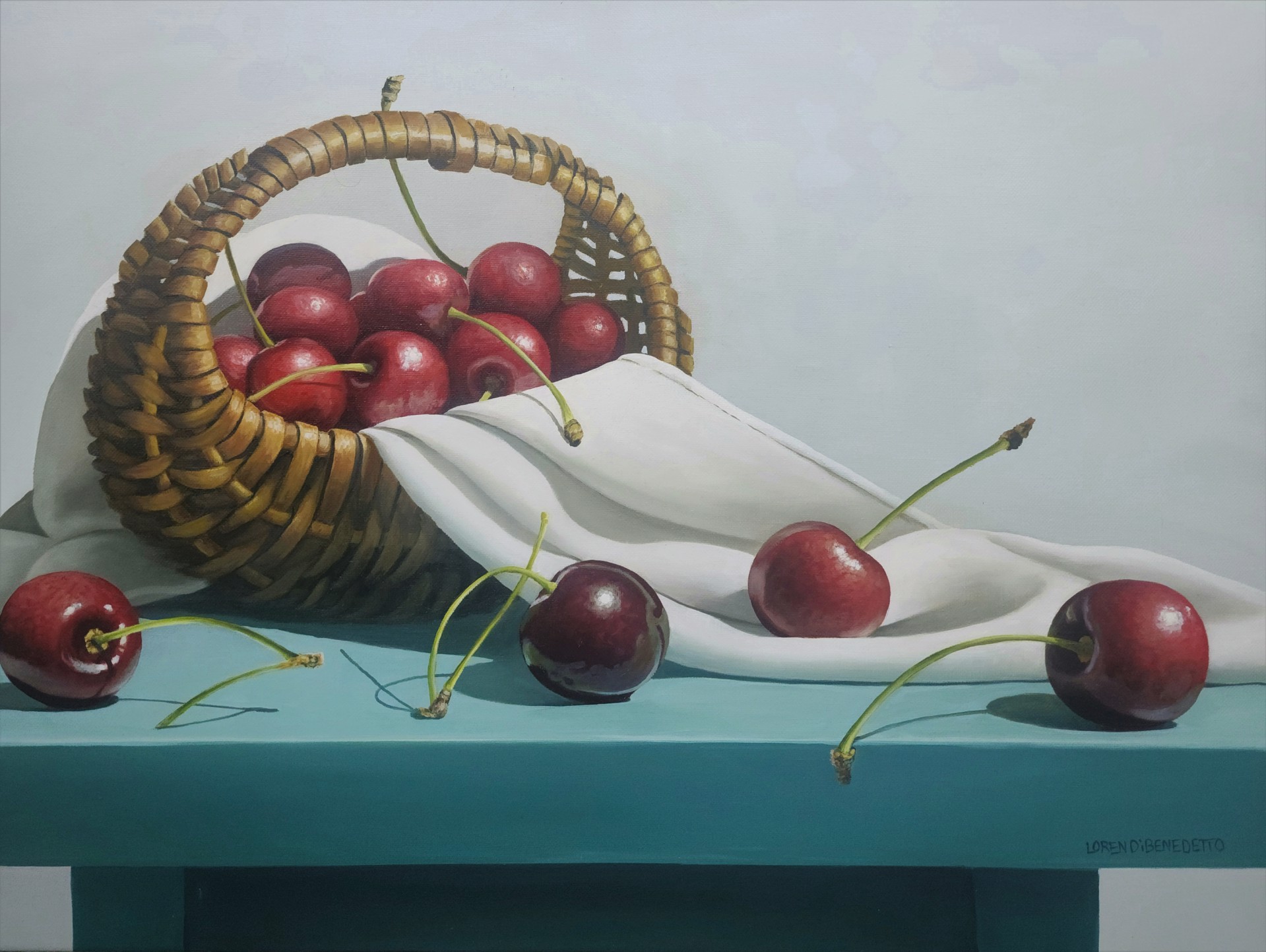 Basket of Cherries by Loren DiBenedetto, OPA