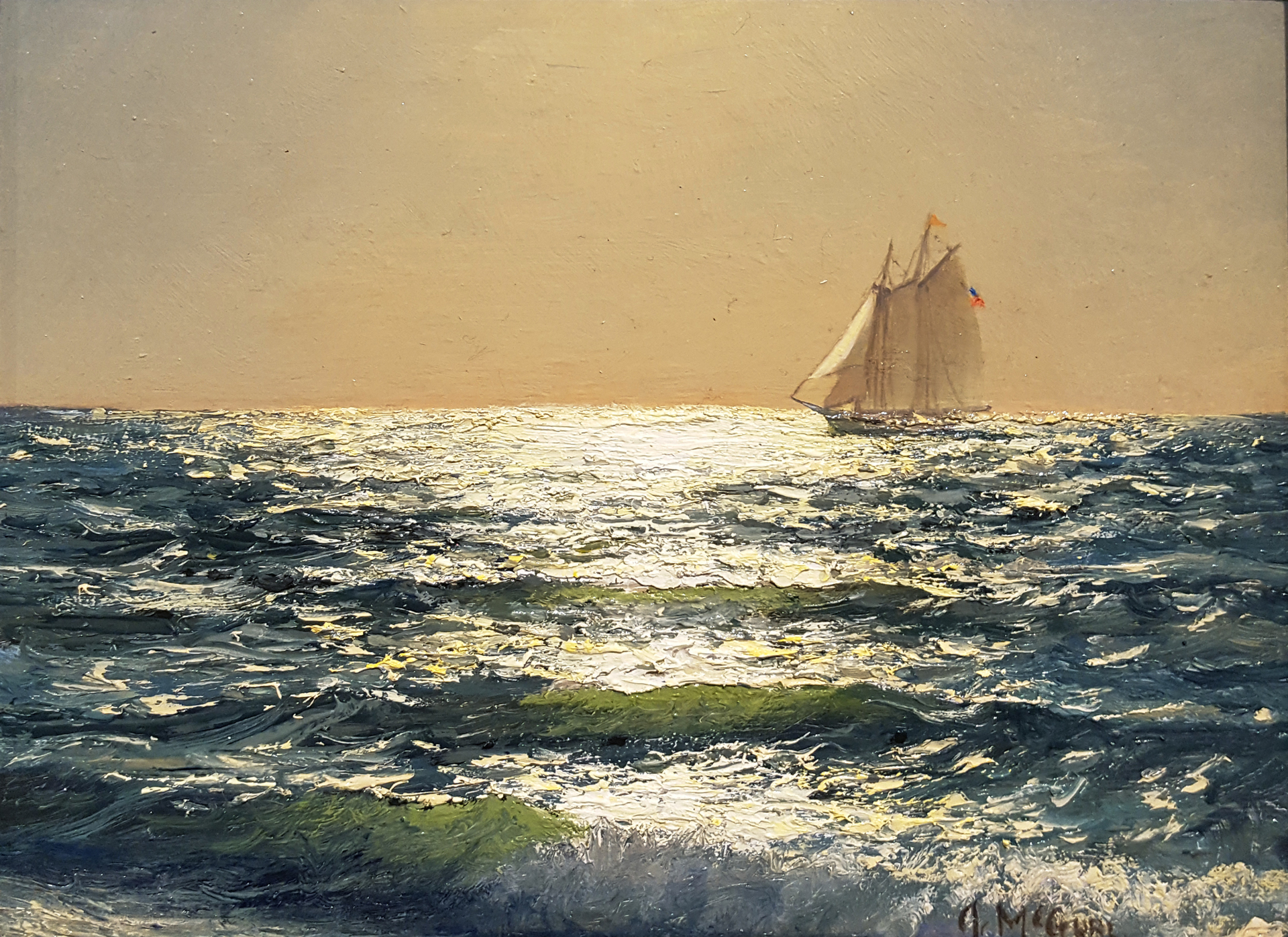 Plein Air, Ocean Sunlight by Joseph McGurl