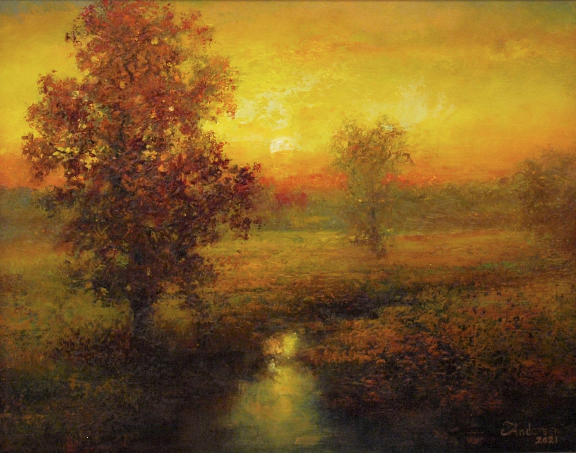 Warm Sunset by John Andersen