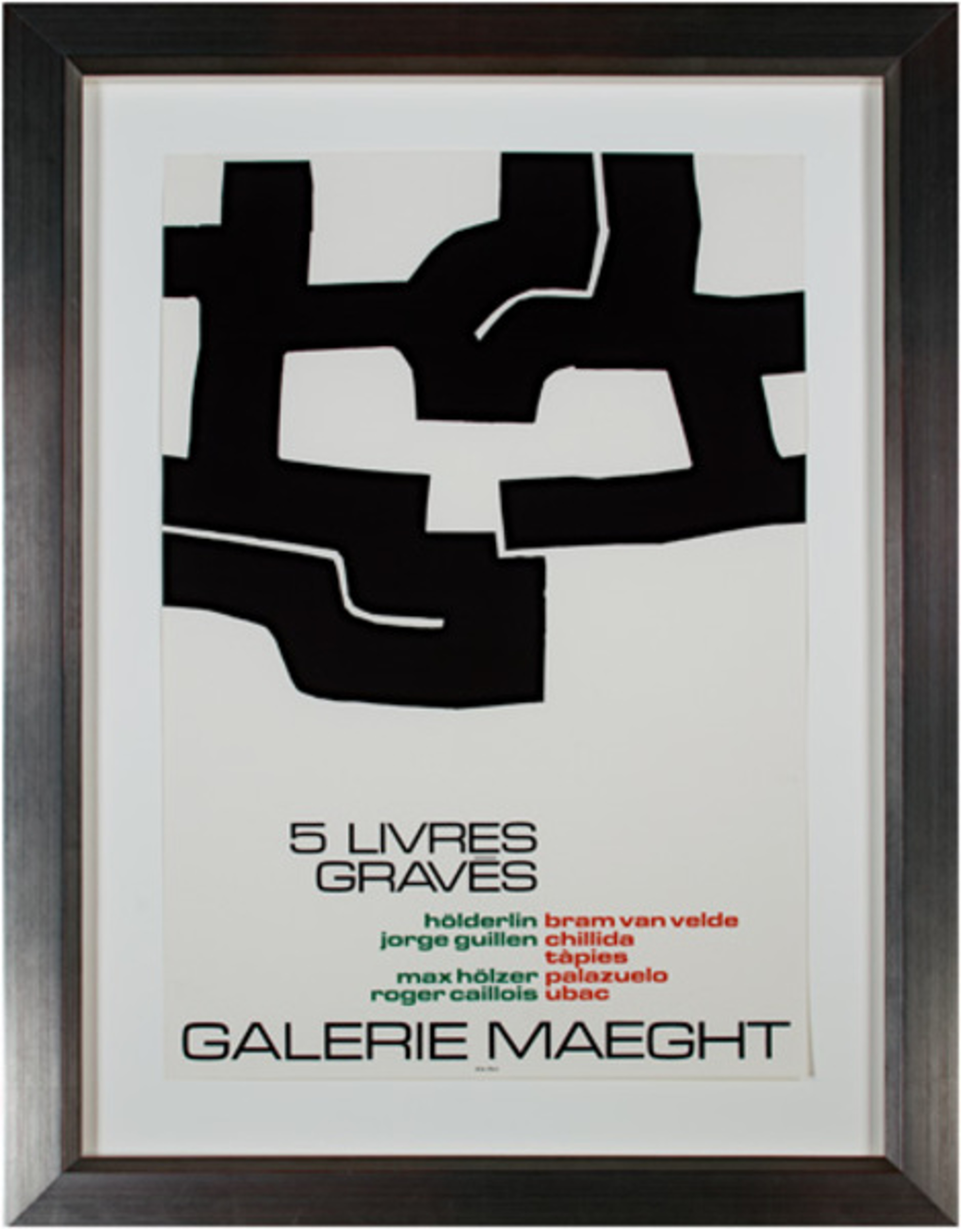 Galerie Maeght - 5 Livres Graves by Eduardo Chillida