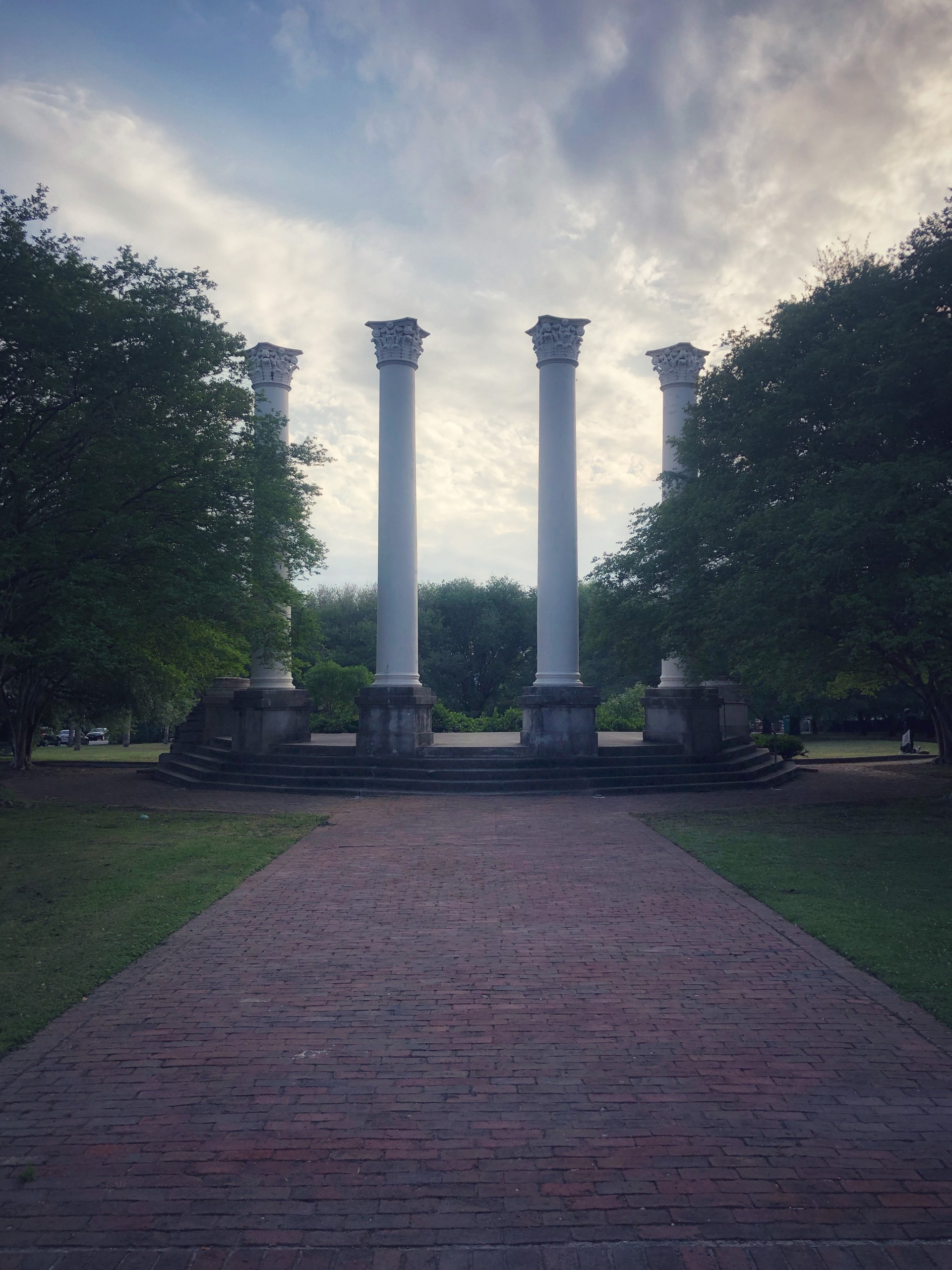 Cannon Park Columns by Tyler Hill