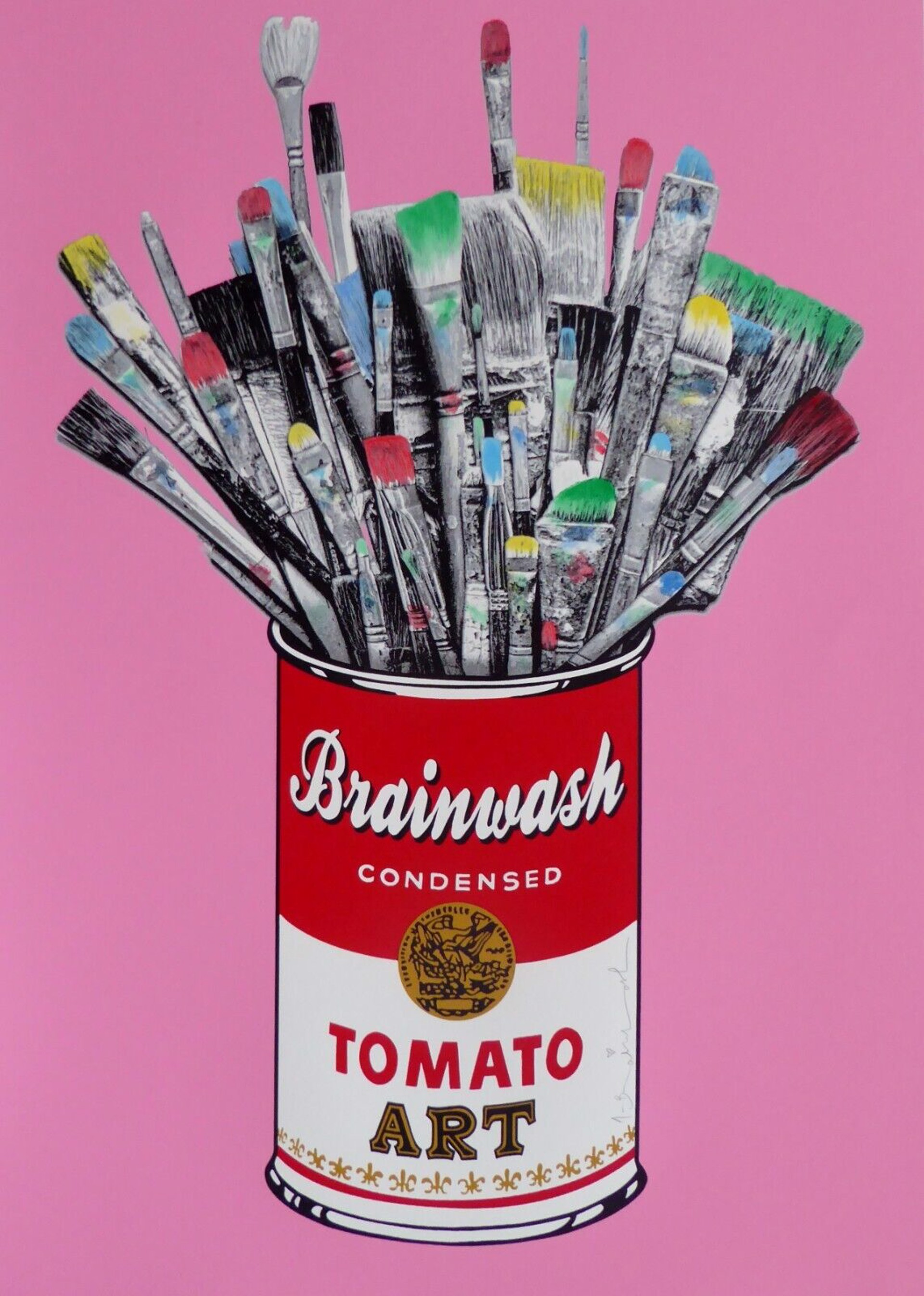 Tomato Pop - Pink by Mr. Brainwash (b. 1966)