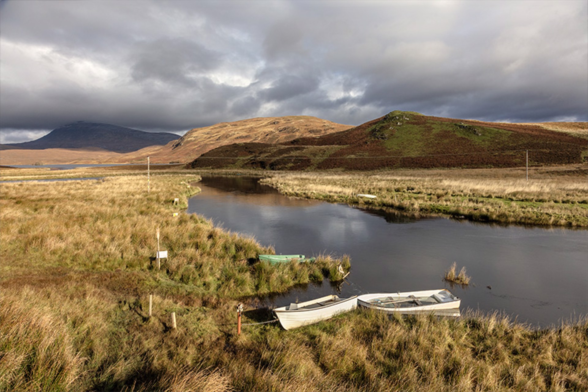 Four Boats, Lairg - Elphin by Jerry Park