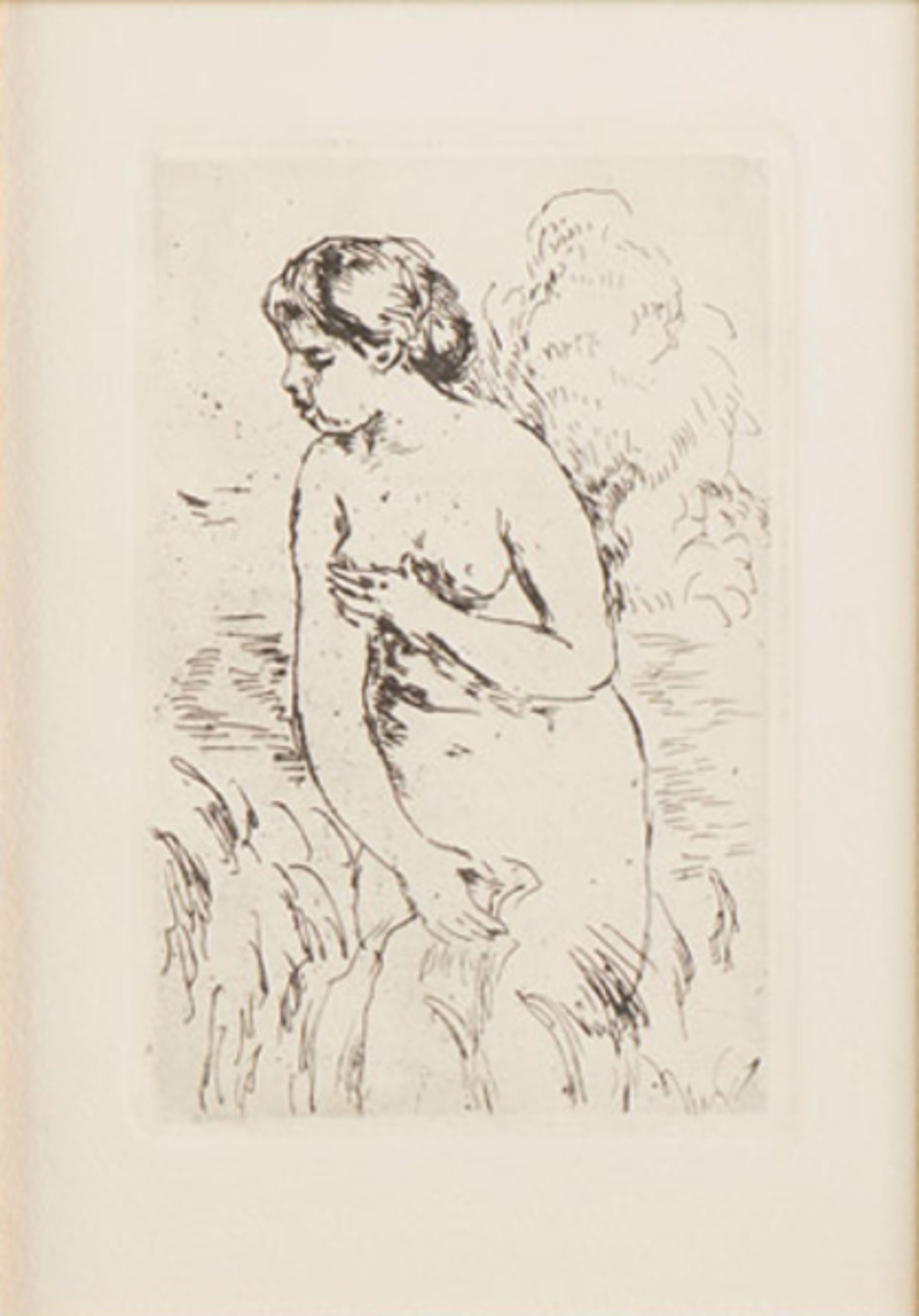 Baigneusse De Bout, A Mi-Jambes by Renoir