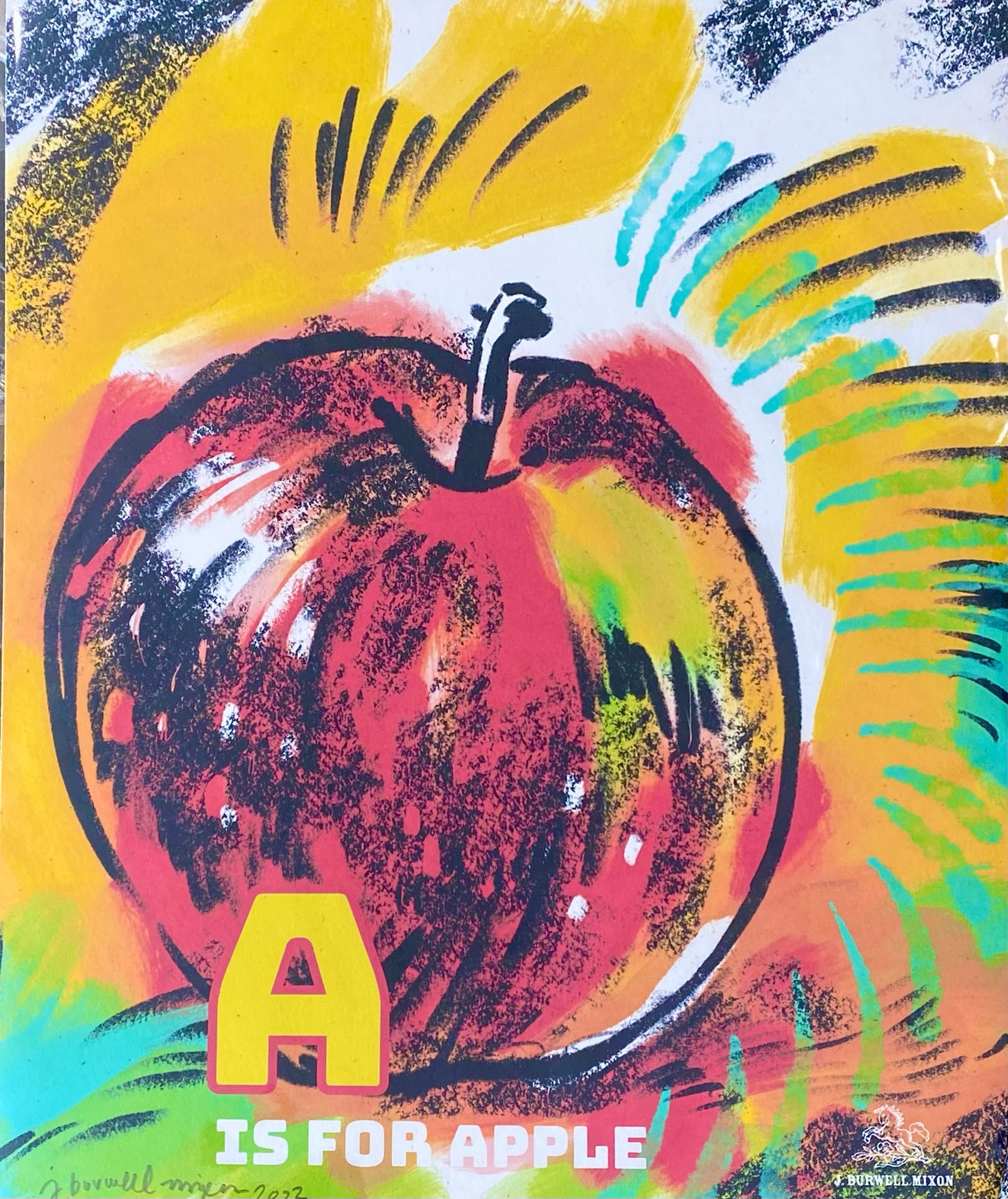 A is for Apple by Jamie Burwell Mixon