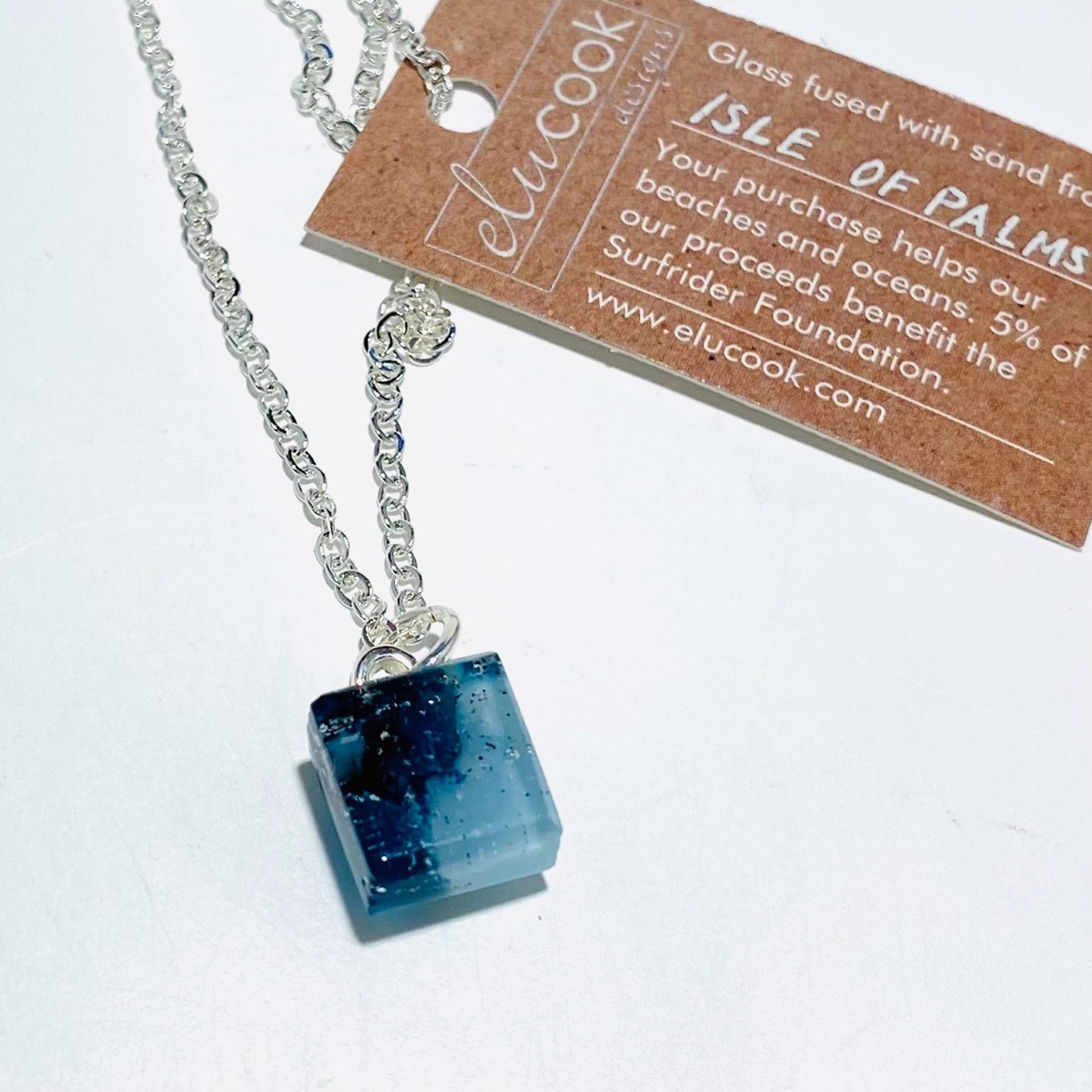 EC22-118 Mini Square Necklace by Emily Cook