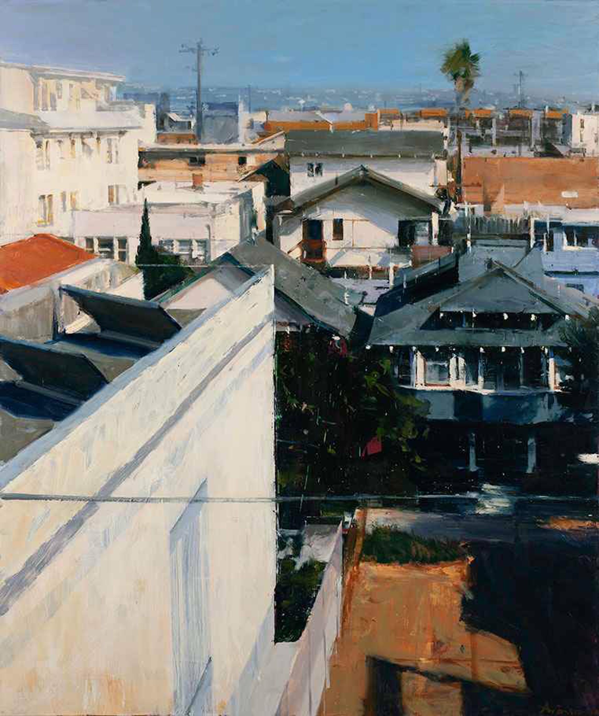 Roofs and Gables, Santa Monica by Ben Aronson