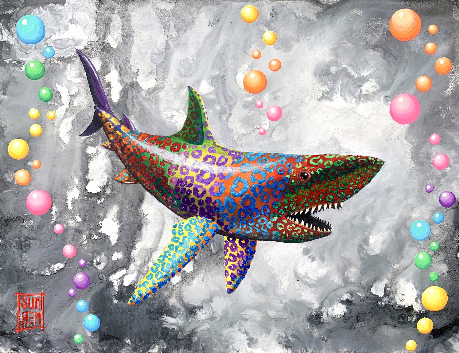 The Life Aquatic (Jaguar Shark) by Michael Summers