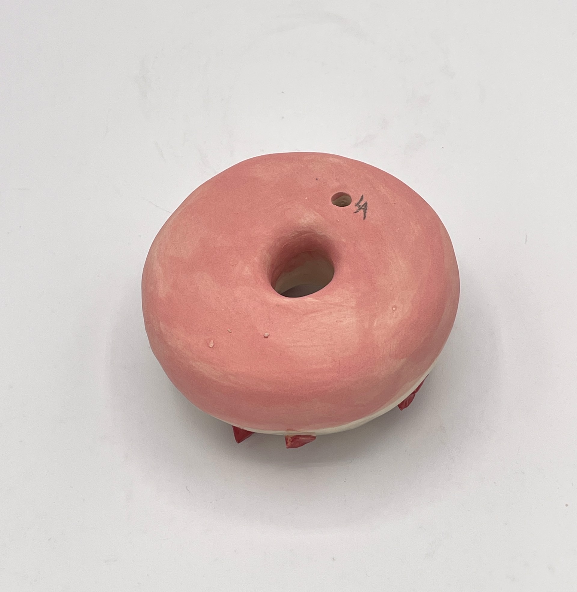 Strawberry Donut with Sprinkles by Liv Antonecchia