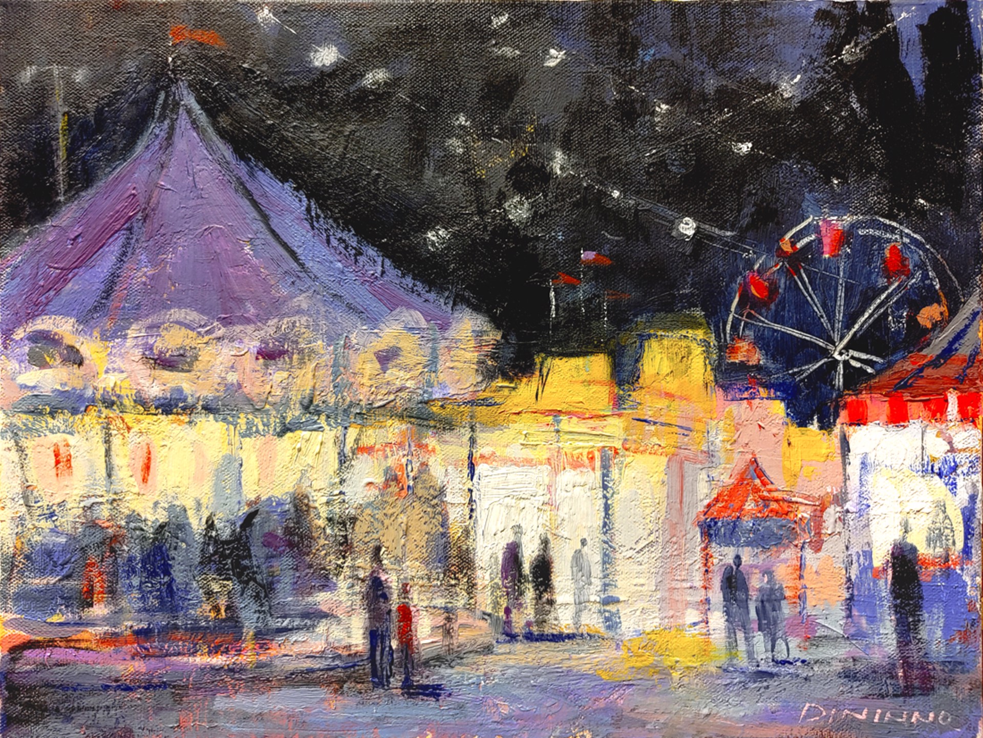 Carousel & Ferris Wheel by Steve Dininno