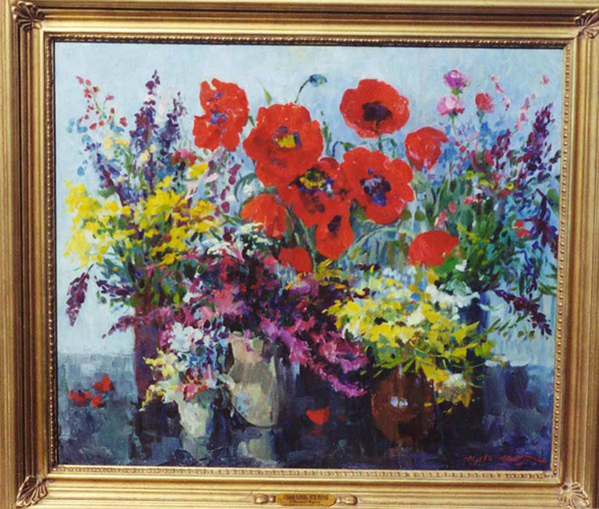 Summer Flowers with Poppies by Armen Atoyan