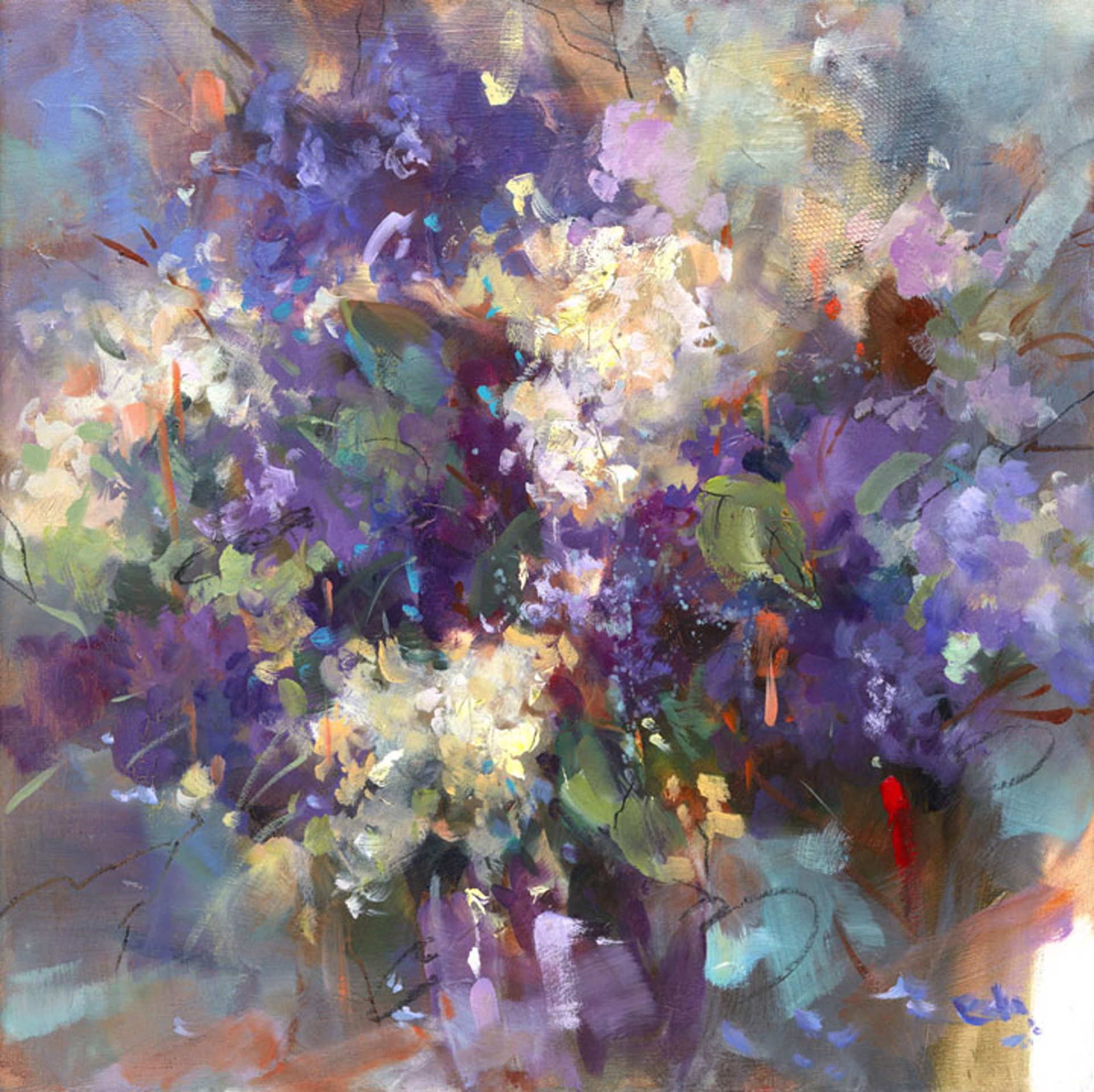 Lilac bouquet 2 by Anna Razumovskaya