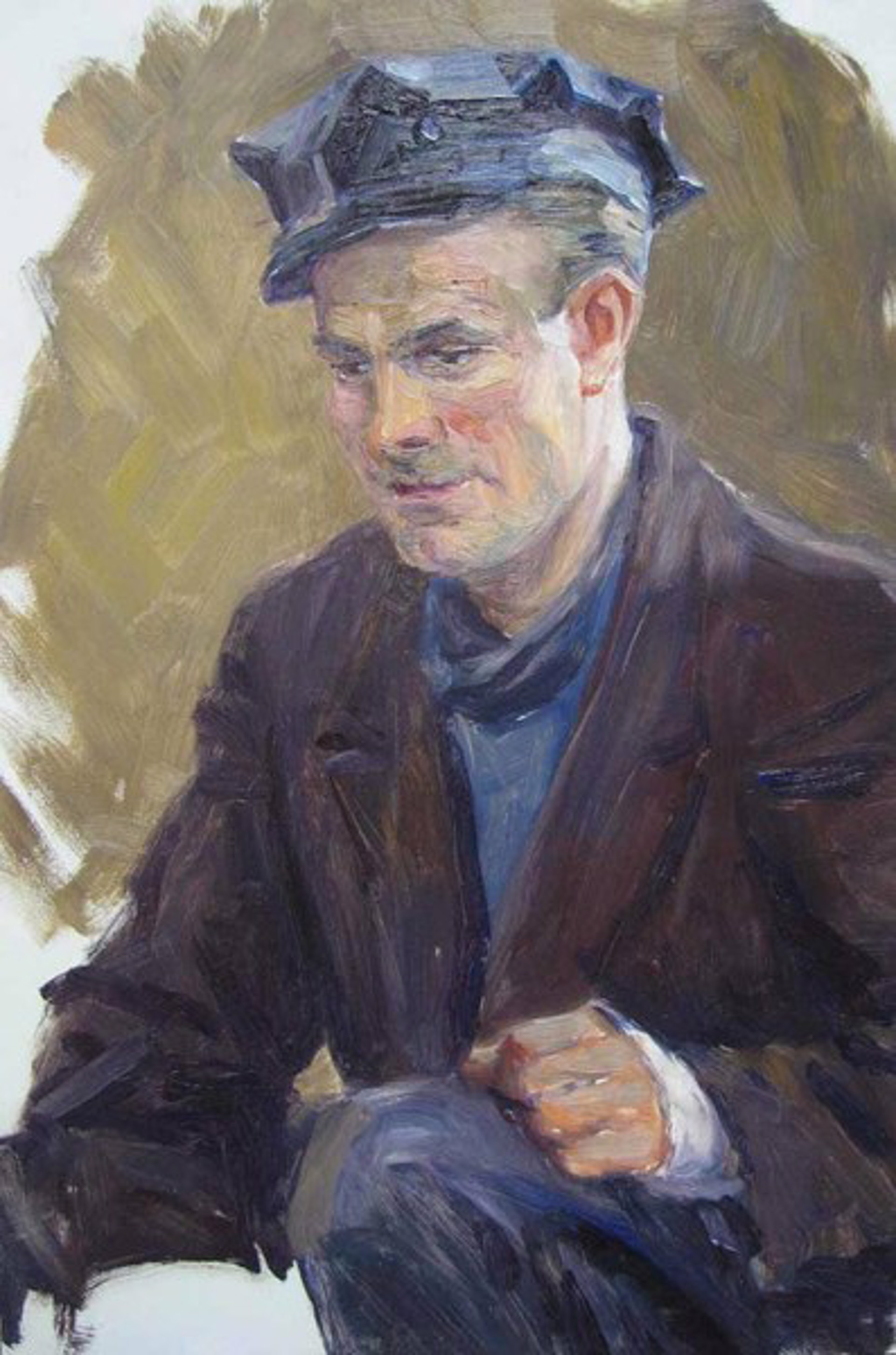 Portrait of L. Liesfield by Konstantin Mikhailov
