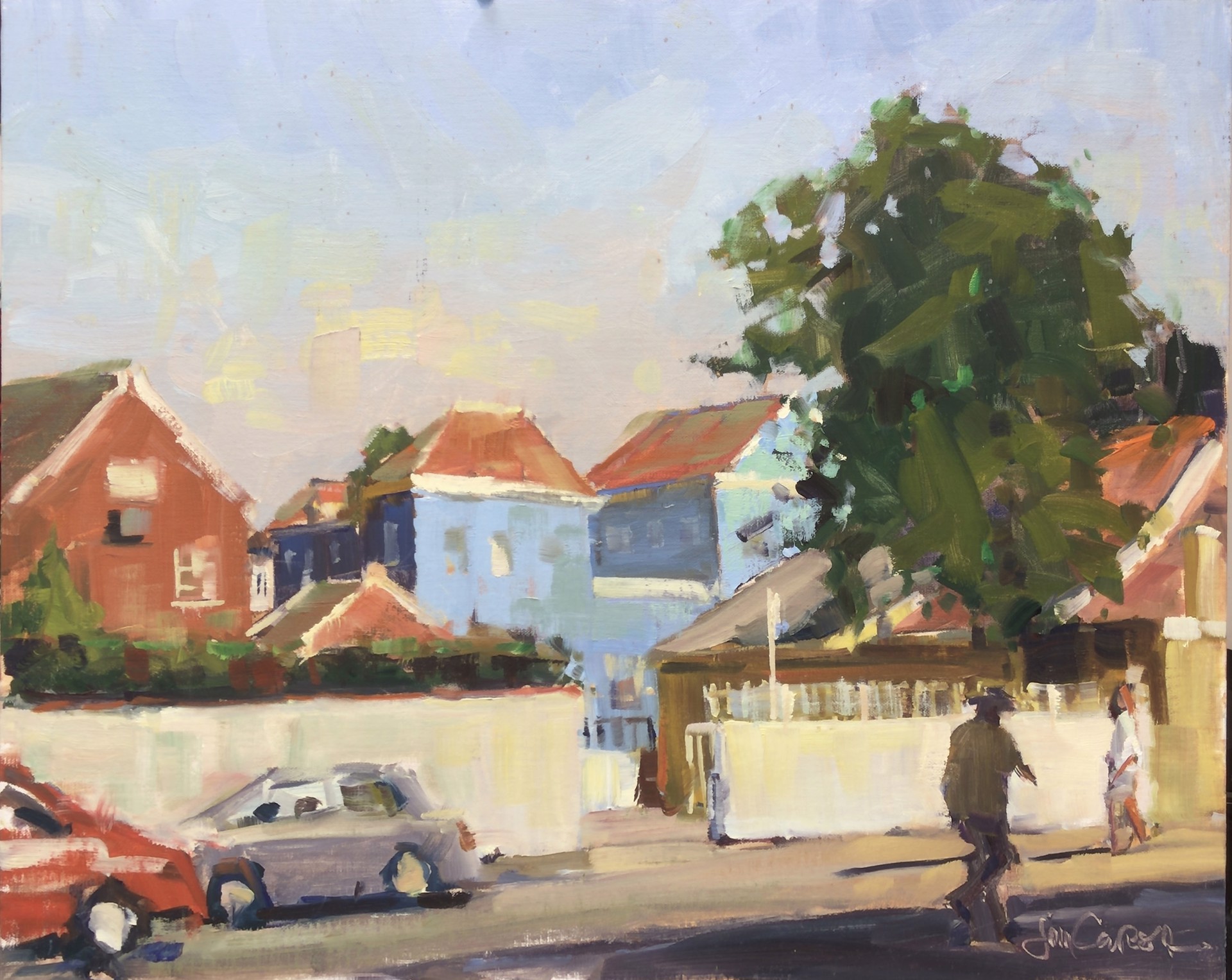 "Curacao" original oil painting by Jim Carson