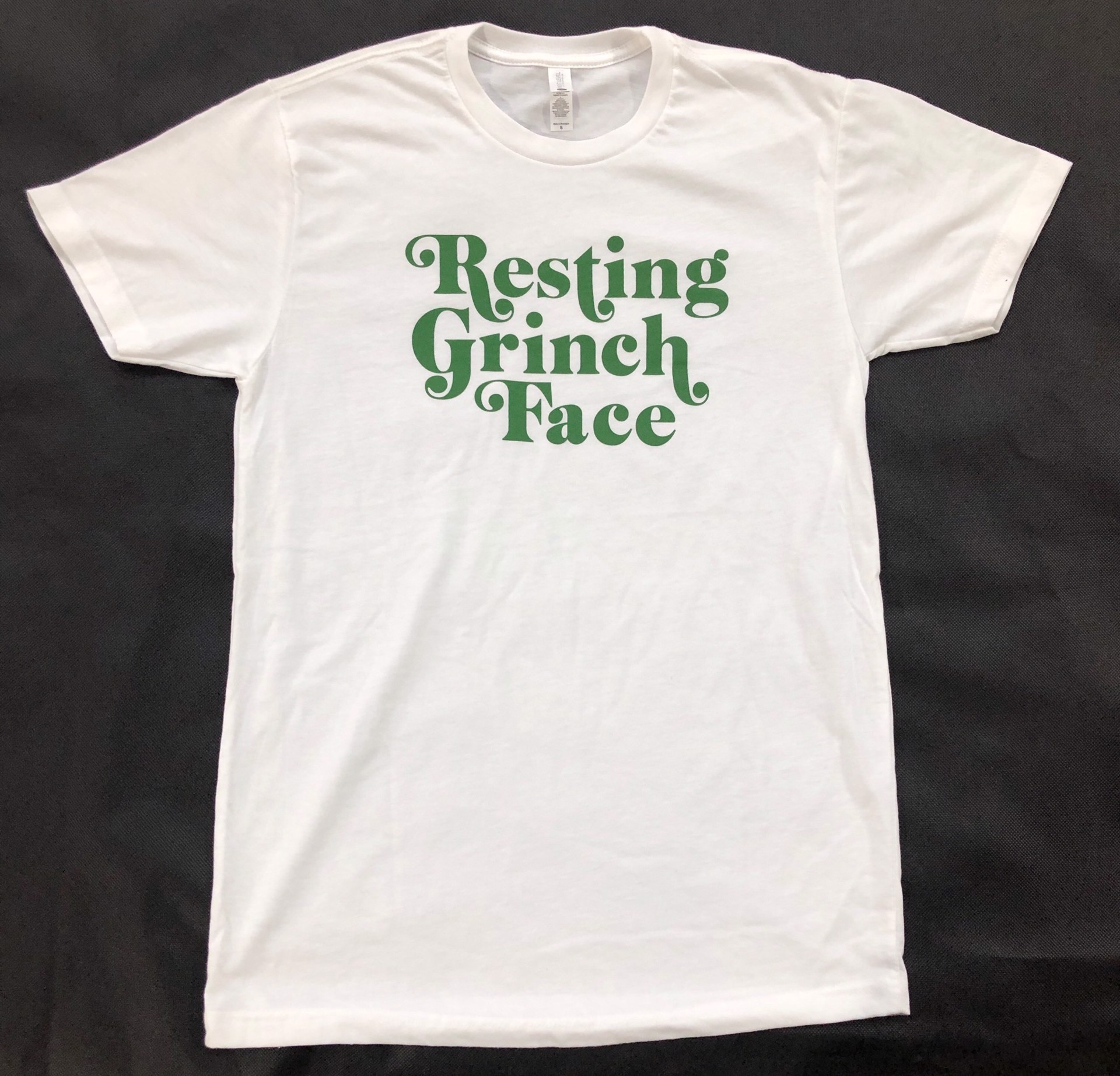 Resting Grinch Face Shirt - L by Exclusive Collections