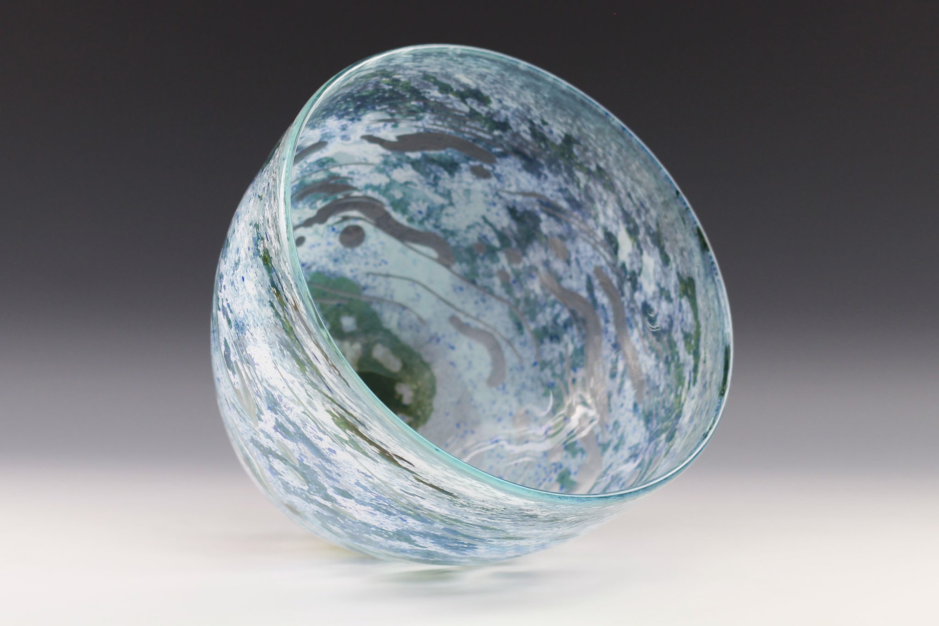 Blue Water Bowl by Richard Jones