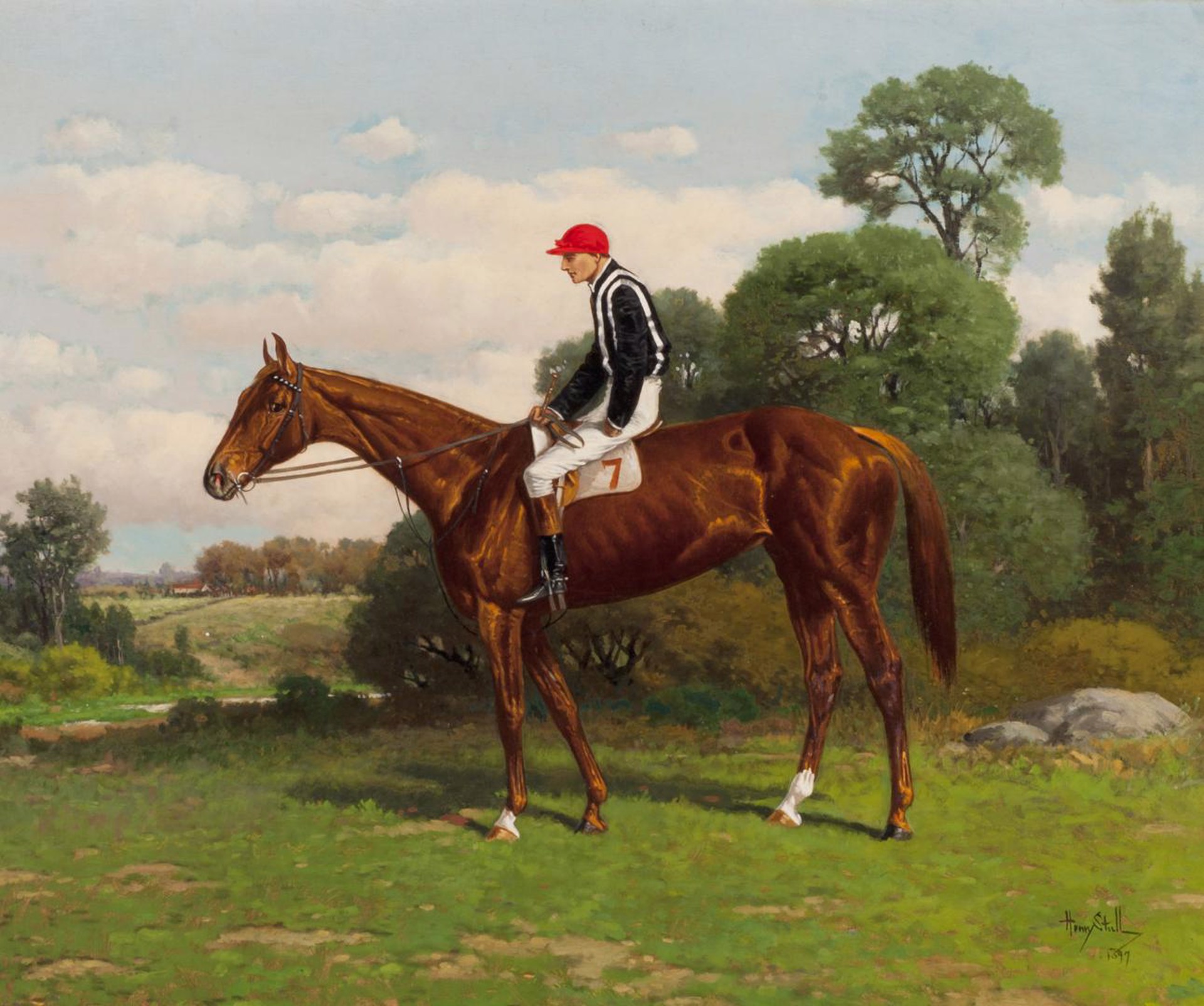 Poetess winner of the Alabama Stakes 1897 by Henry Stull
